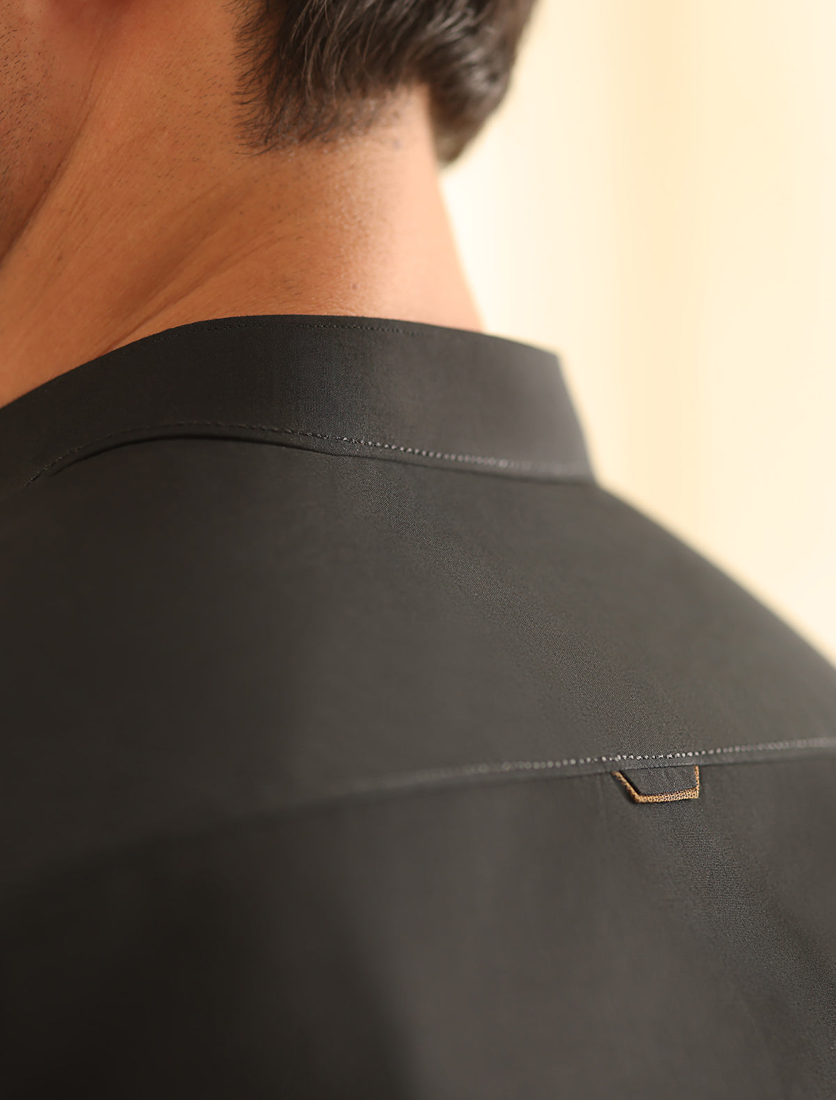 Pakistani Menswear | Ismail Farid - BLACK CLASSIC KURTA PAJAMA