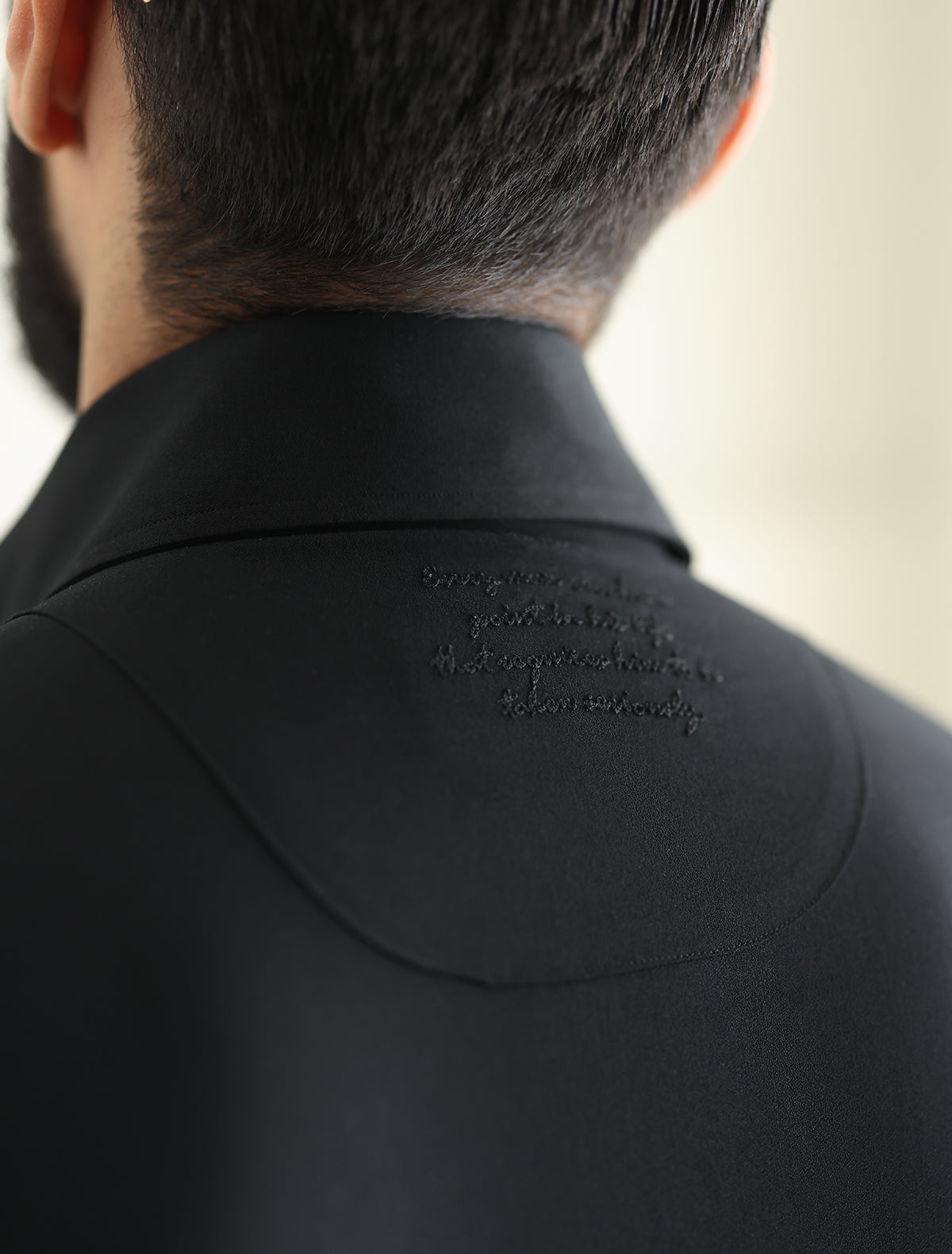 Pakistani Menswear | Ismail Farid - BLACK DESIGNER KURTA PAJAMA