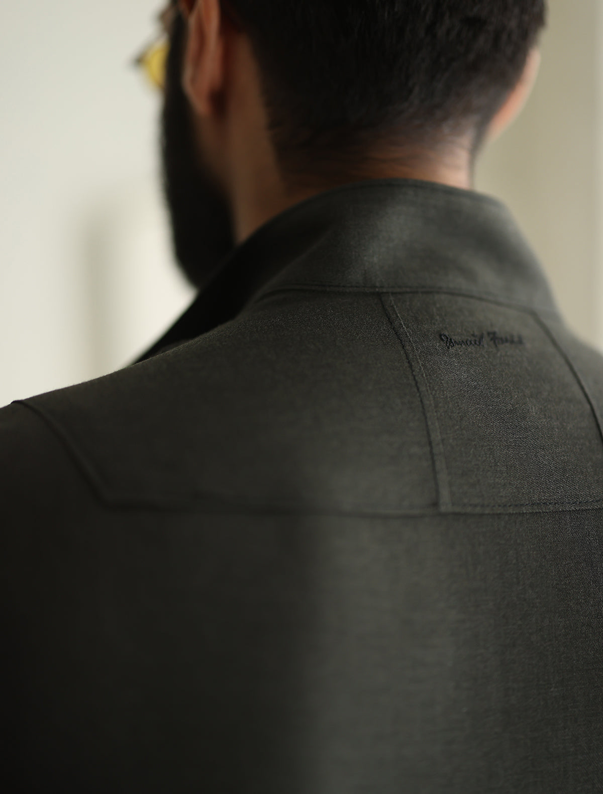 Pakistani Menswear | Ismail Farid - GRAY DESIGNER KURTA PAJAMA