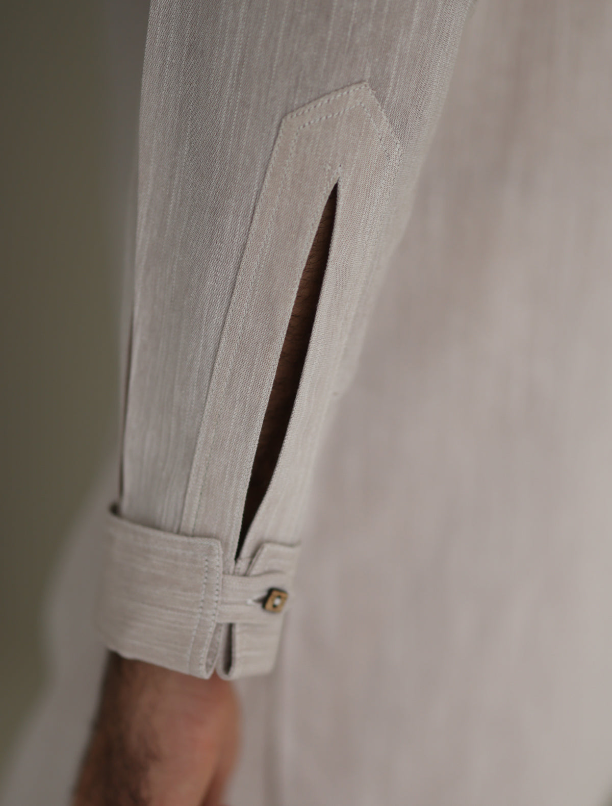 Pakistani Menswear | Ismail Farid - LIGHT BEIGE DESIGNER KURTA PAJAMA