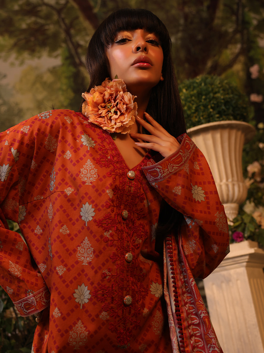 Salitex | Izel Lawn 24 | 3PC UNSTITCHED DIGITAL PRINTED & EMBROIDERED LAWN SUIT