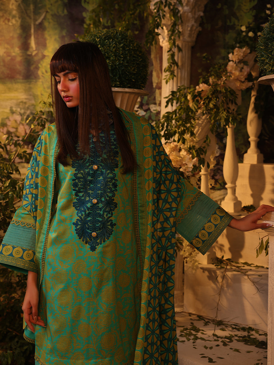 Salitex | Izel Lawn 24 | 3PC UNSTITCHED DIGITAL PRINTED & EMBROIDERED LAWN SUIT