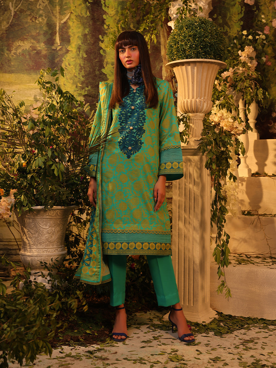 Salitex | Izel Lawn 24 | 3PC UNSTITCHED DIGITAL PRINTED & EMBROIDERED LAWN SUIT