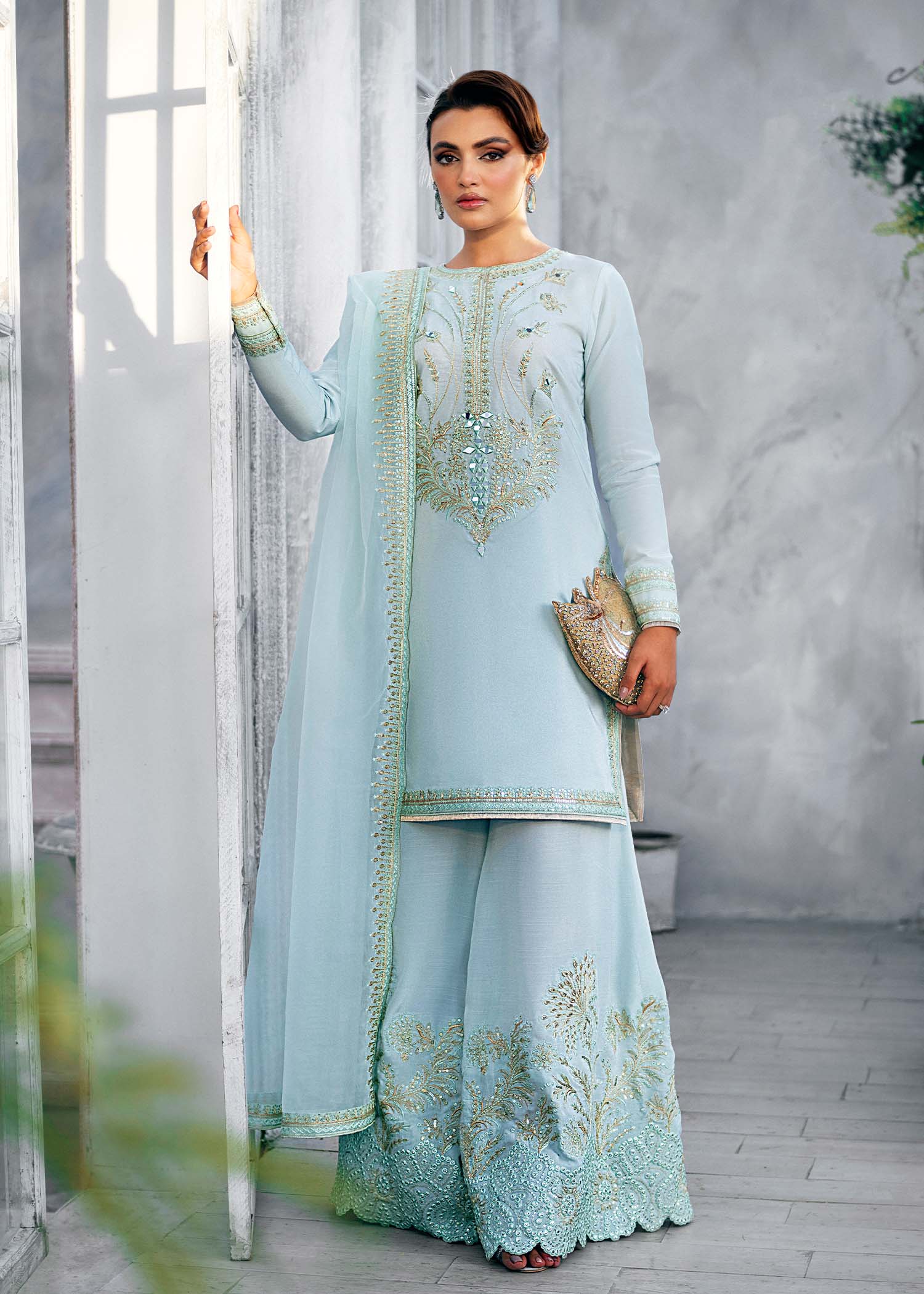Jamnii | Jasmine Formals | AQUA BLOOM