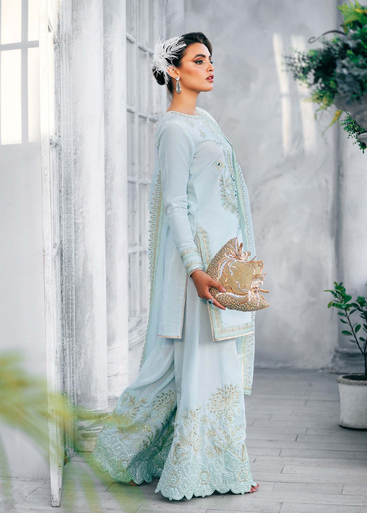 Jamnii | Jasmine Formals | AQUA BLOOM
