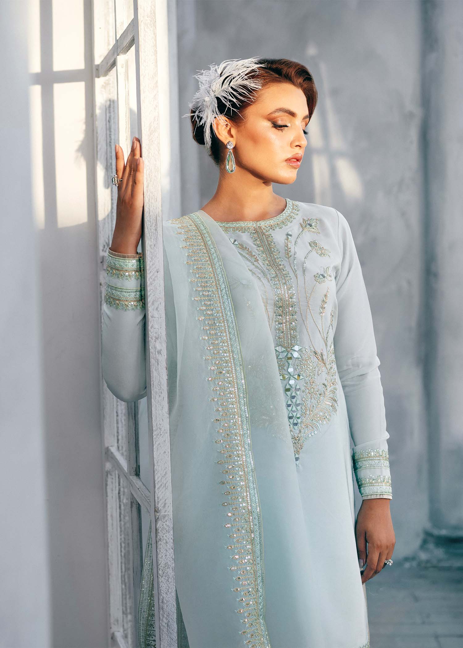 Jamnii | Jasmine Formals | AQUA BLOOM
