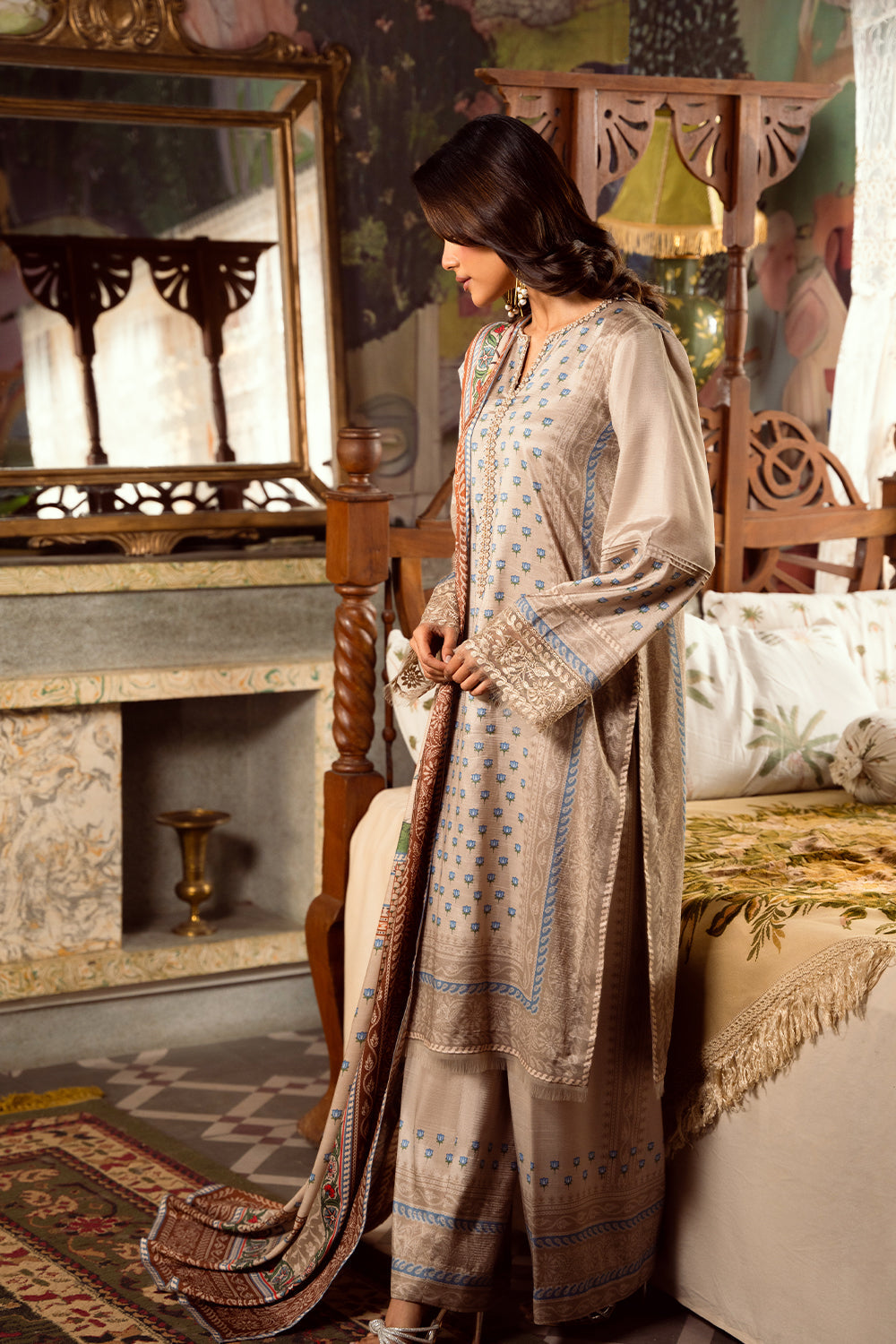 Saira Rizwan | Dahini Silk Pret | MERCINA - SRLP06-25