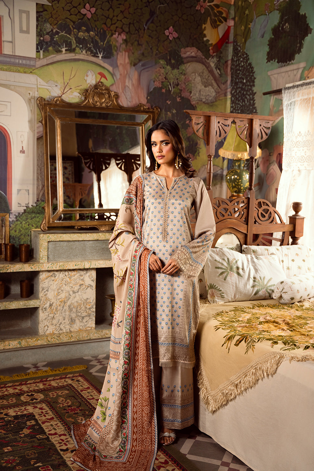 Saira Rizwan | Dahini Silk Pret | MERCINA - SRLP06-25