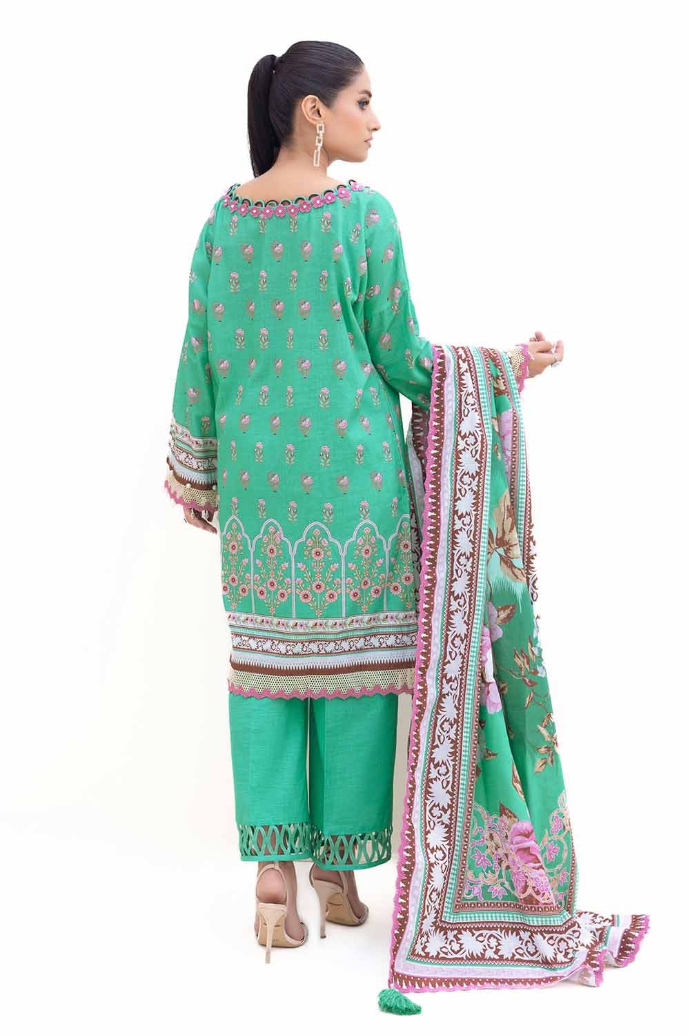 Gul Ahmed | Winter Collection 24 | Thick Khaddar Suit K-42007 T - Official Gul Ahmed - Agha Fabrics UK