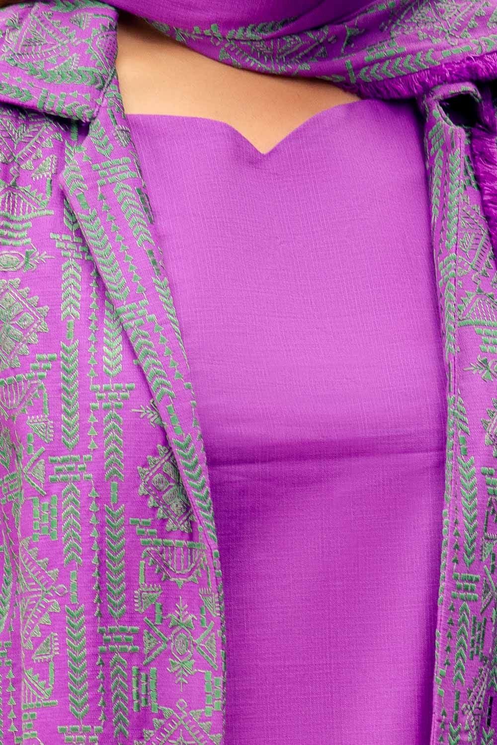 Gul Ahmed | Winter Collection 24 | Khaddar Dupatta K-42017 T - Official Gul Ahmed - Agha Fabrics UK