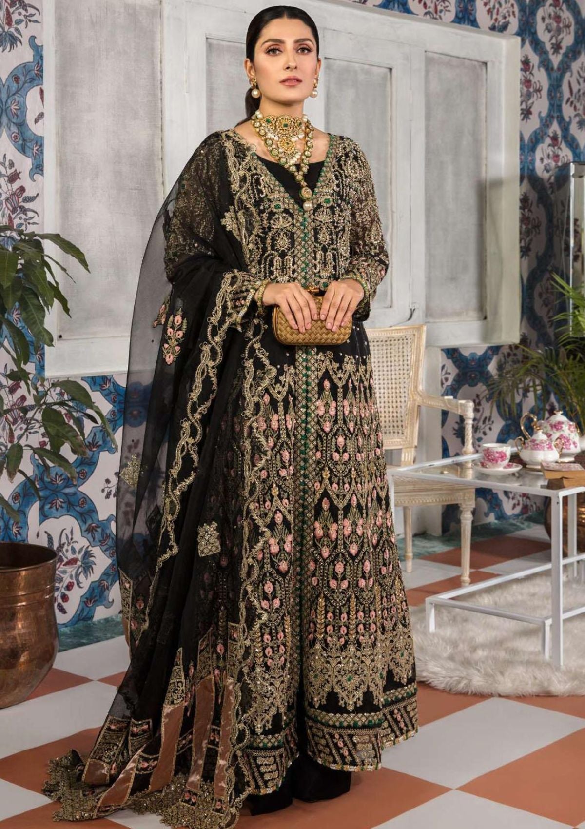 Formal Collection - Kahf - Manara Wedding - D#01 - Elaheh - Official Kahf - Agha Fabrics UK