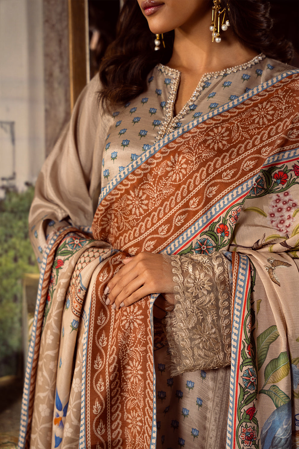 Saira Rizwan | Dahini Silk Pret | MERCINA - SRLP06-25