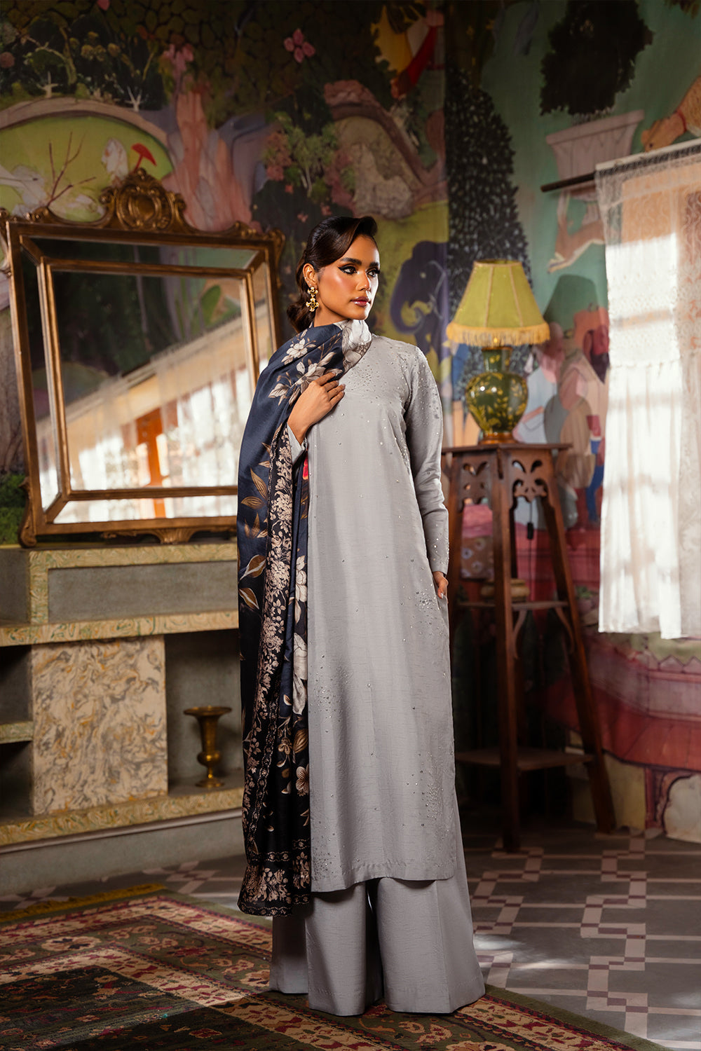 Saira Rizwan | Dahini Silk Pret | SWAN - SRLP04-25