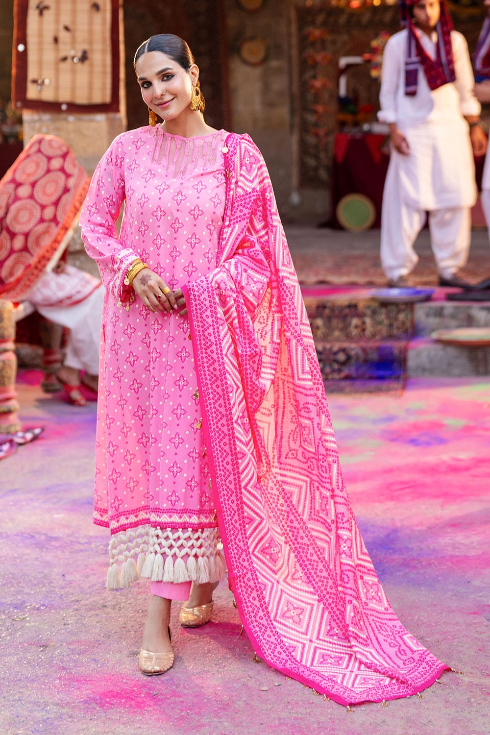 Gul Ahmed | Chunri Lawn 25 | CL-42315 B