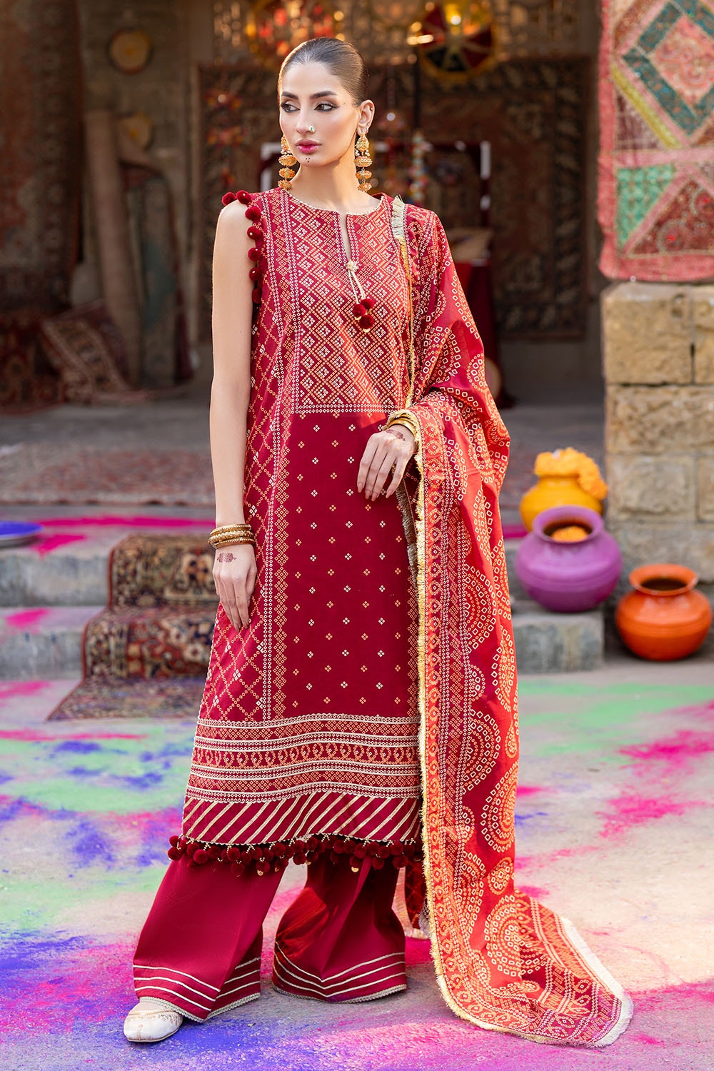 Gul Ahmed | Chunri Lawn 25 | CL-52138 B