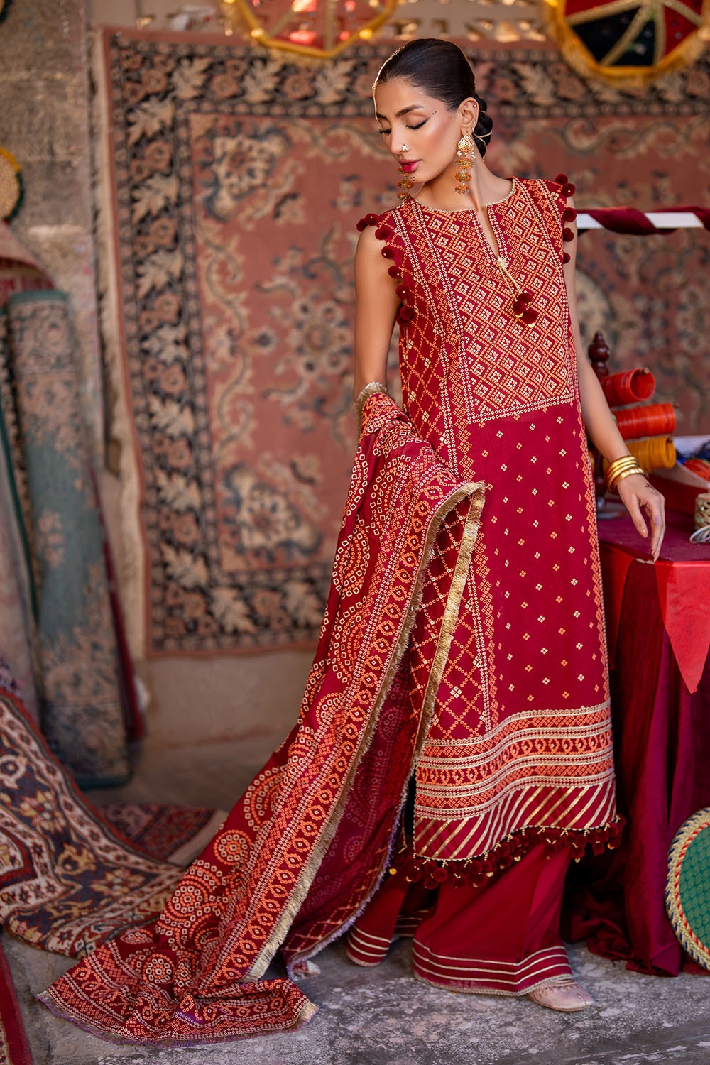 Gul Ahmed | Chunri Lawn 25 | CL-52138 B