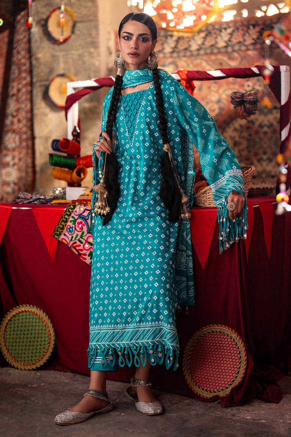 Gul Ahmed | Chunri Lawn 25 | CL-52178 B