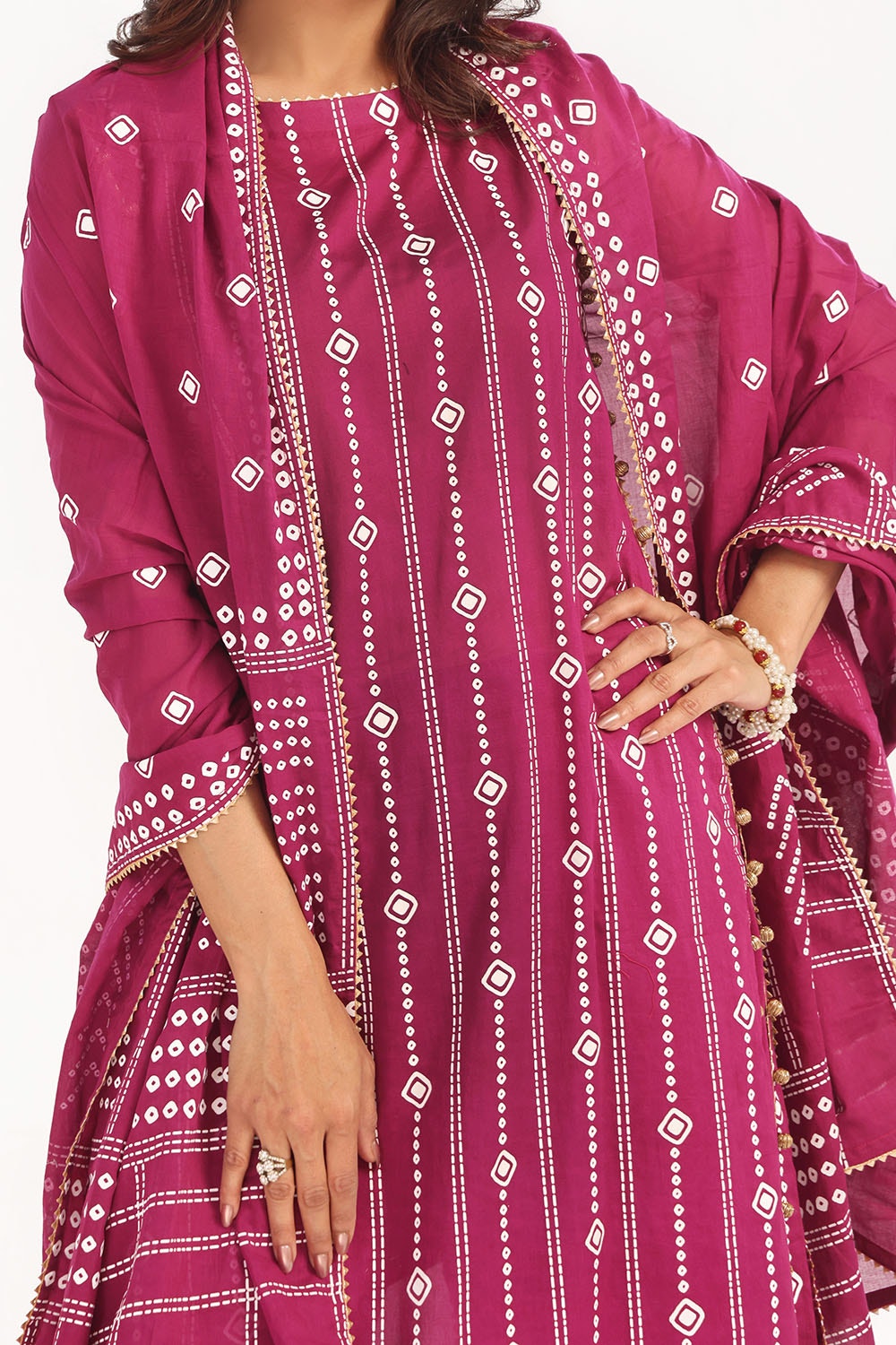 Gul Ahmed | Chunri Lawn 25 | CL-52185 A