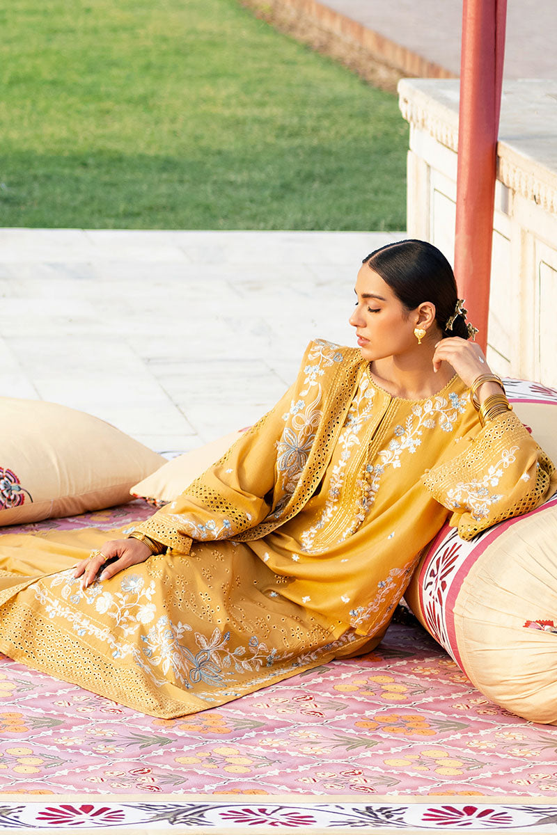 Cross Stitch | Eid Lawn Edit 25 | MUSTARD MIRAGE