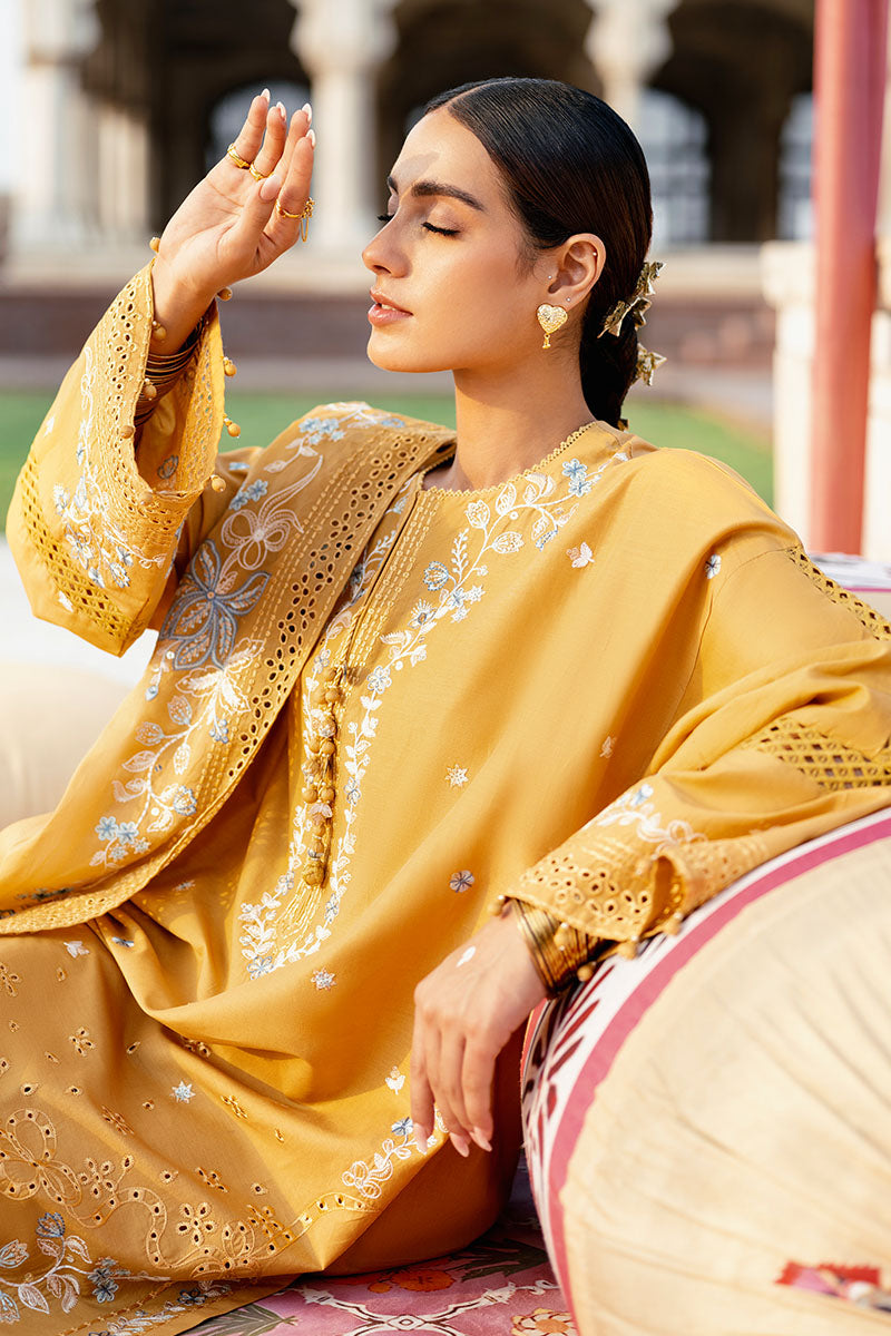 Cross Stitch | Eid Lawn Edit 25 | MUSTARD MIRAGE