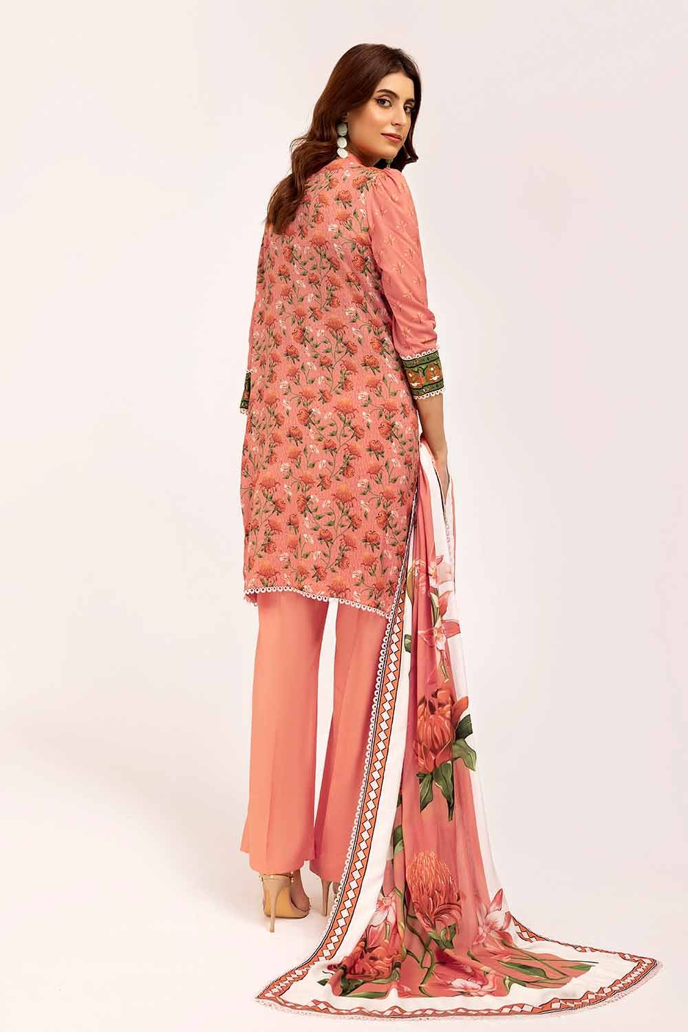 Gul Ahmed | Winter Collection 24 | Linen Suit LT-42009 - Official Gul Ahmed - Agha Fabrics UK
