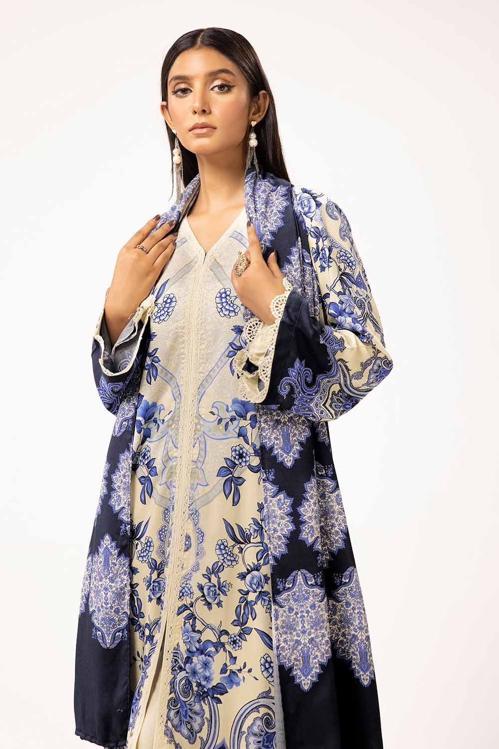 Gul Ahmed | Winter Collection 24 | Linen Suit LT-42010 - Official Gul Ahmed - Agha Fabrics UK