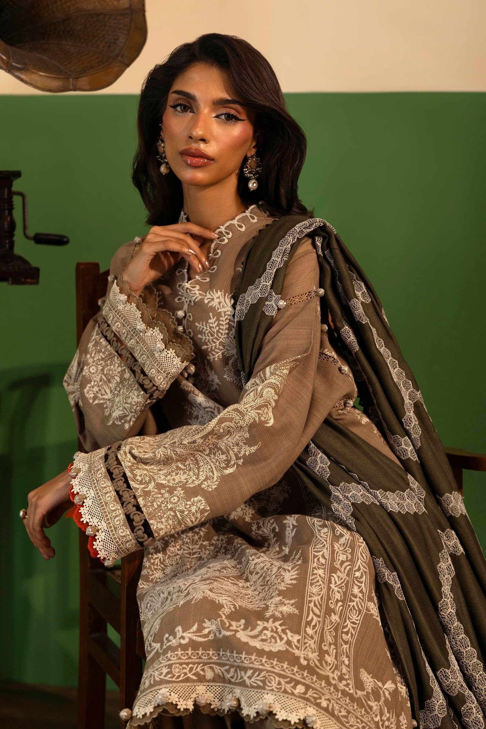 Sana Safinaz | Muzlin Winter 2024 | M243-005B-3CO - Official Sana Safinaz - Agha Fabrics UK