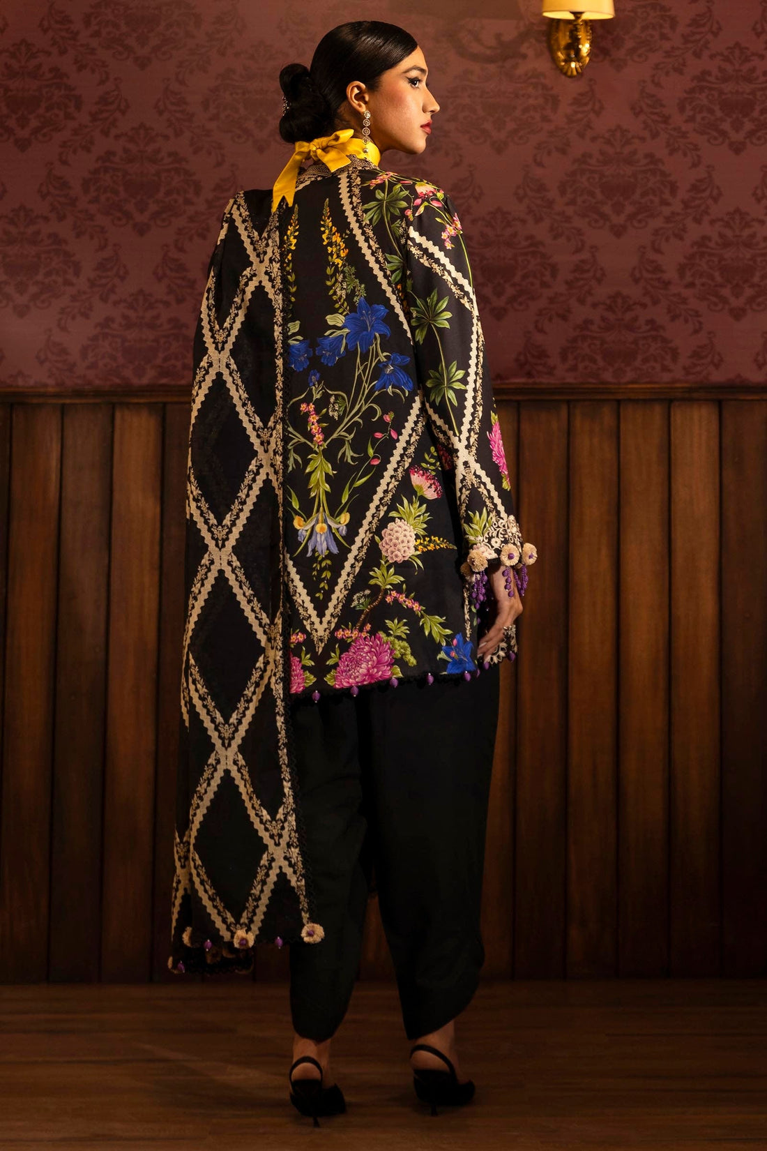 Sana Safinaz | Muzlin Winter 2024 | M243-017B-3CQ - Official Sana Safinaz - Agha Fabrics UK