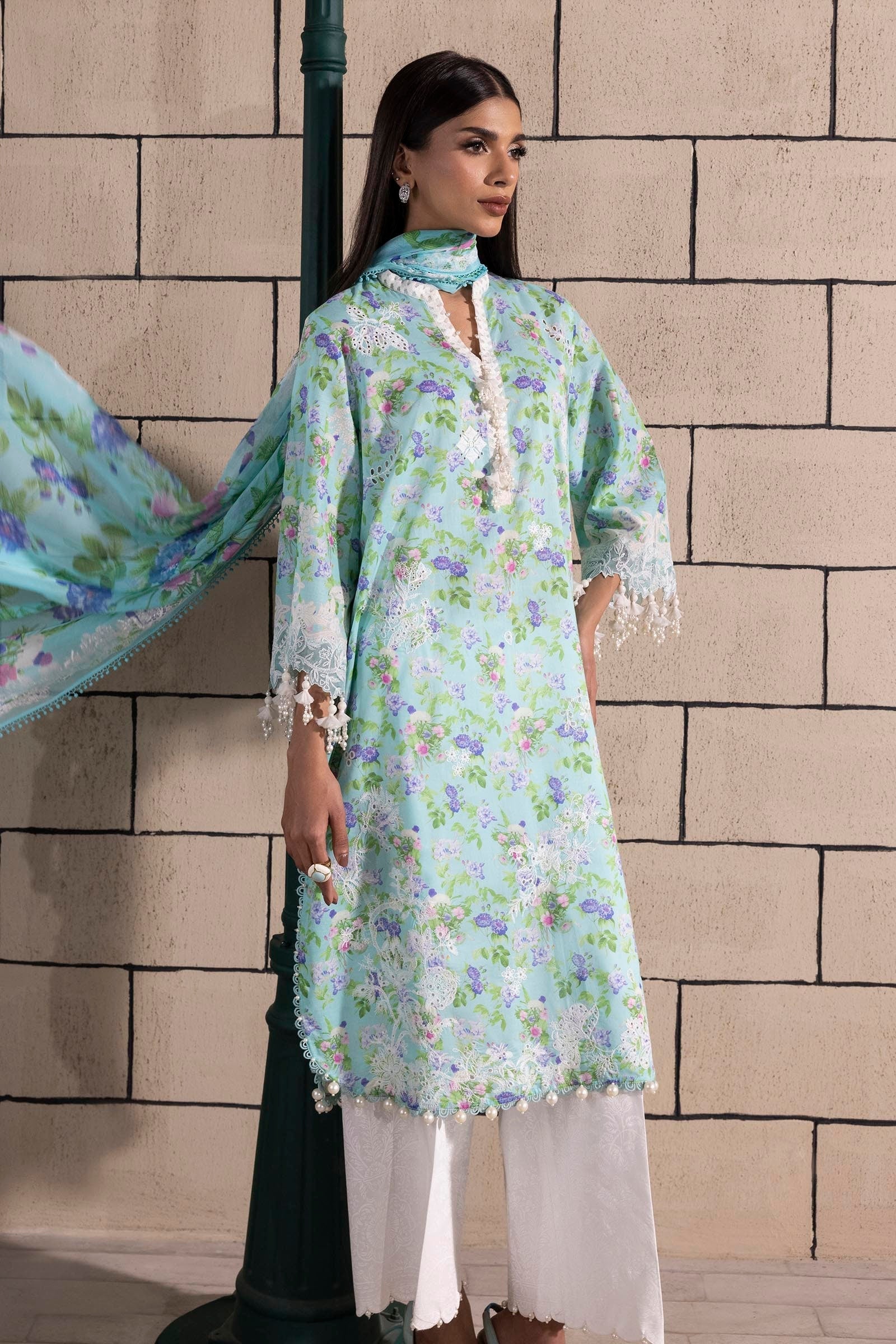 Sana Safinaz | Muzlin Spring 25 | M251-007B-3CI - Official Sana Safinaz - Agha Fabrics UK