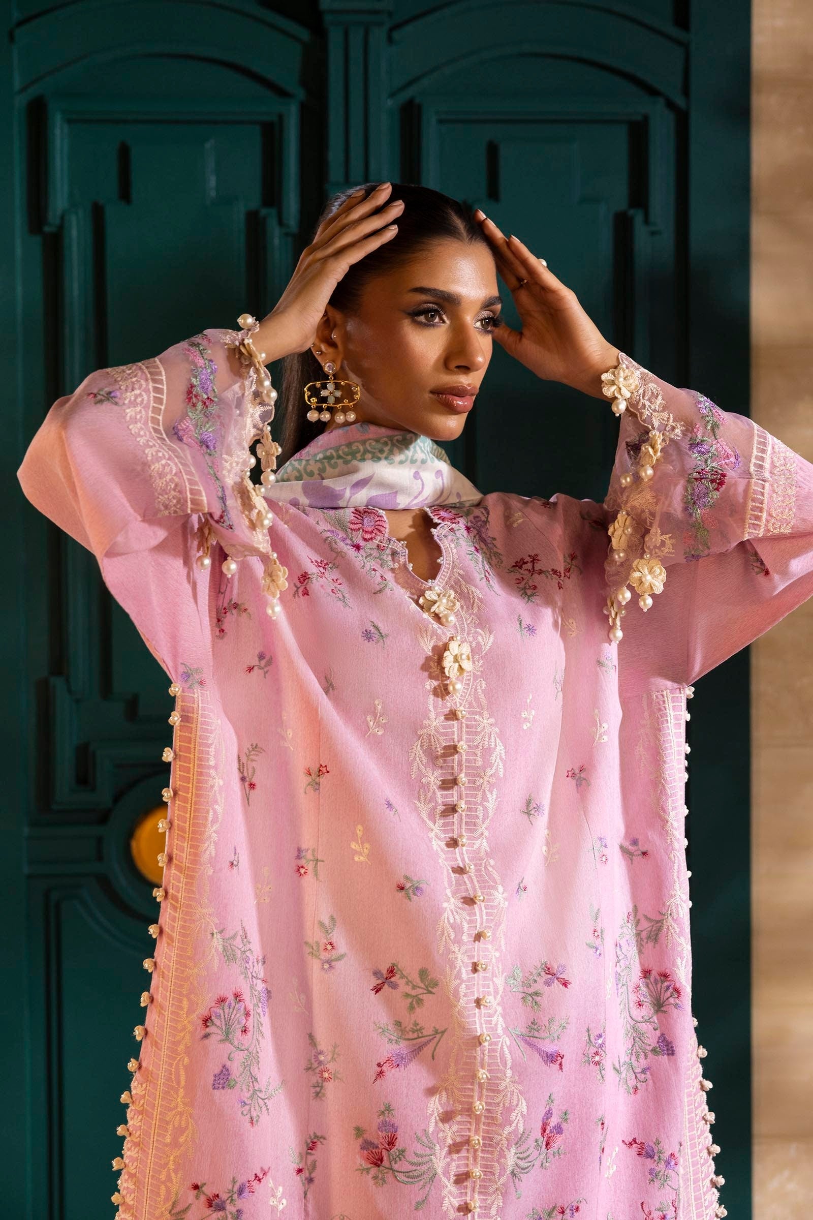 Sana Safinaz | Muzlin Spring 25 | M251-011A-3CV - Official Sana Safinaz - Agha Fabrics UK