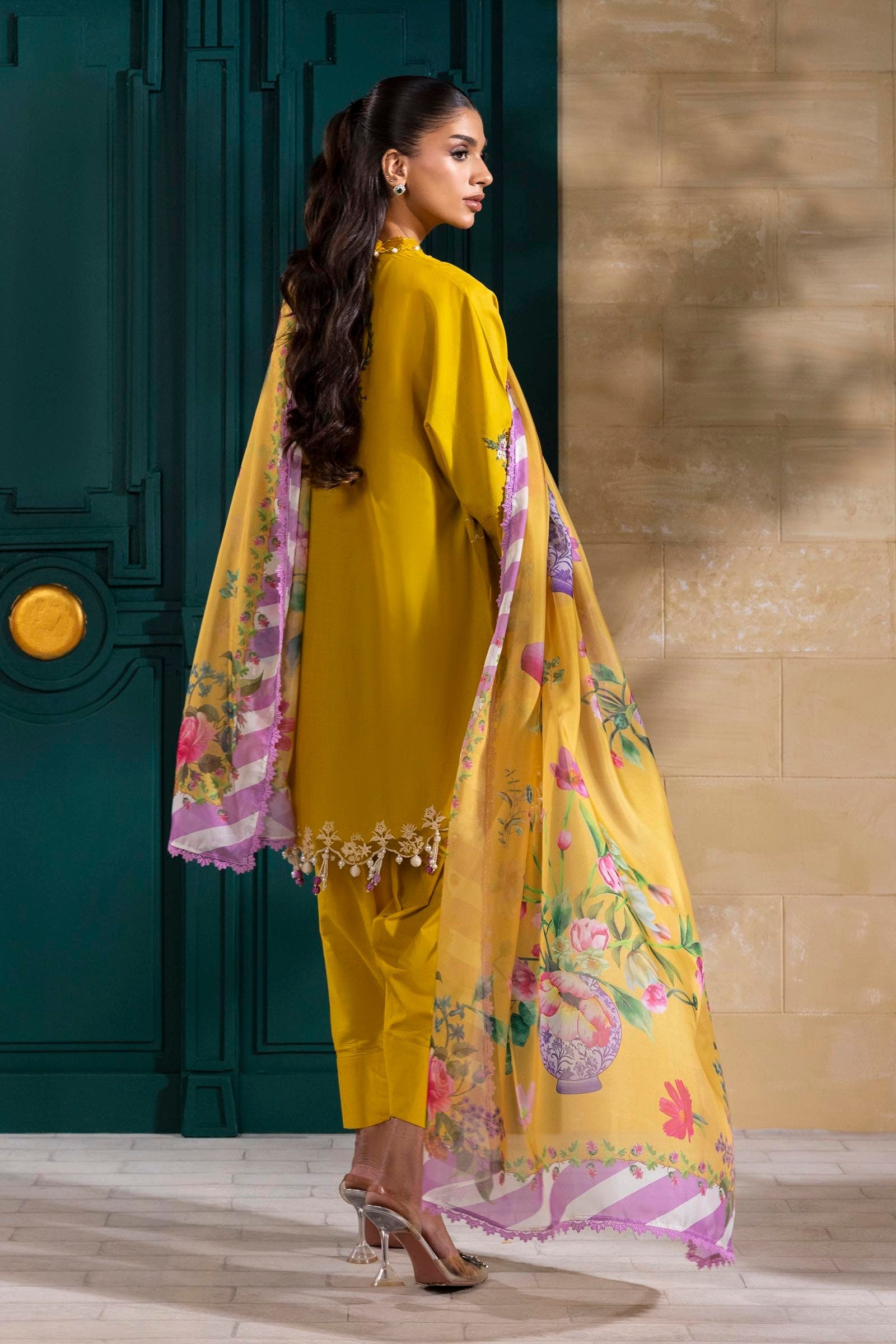 Sana Safinaz | Muzlin Spring 25 | M251-013B-3CL - Official Sana Safinaz - Agha Fabrics UK