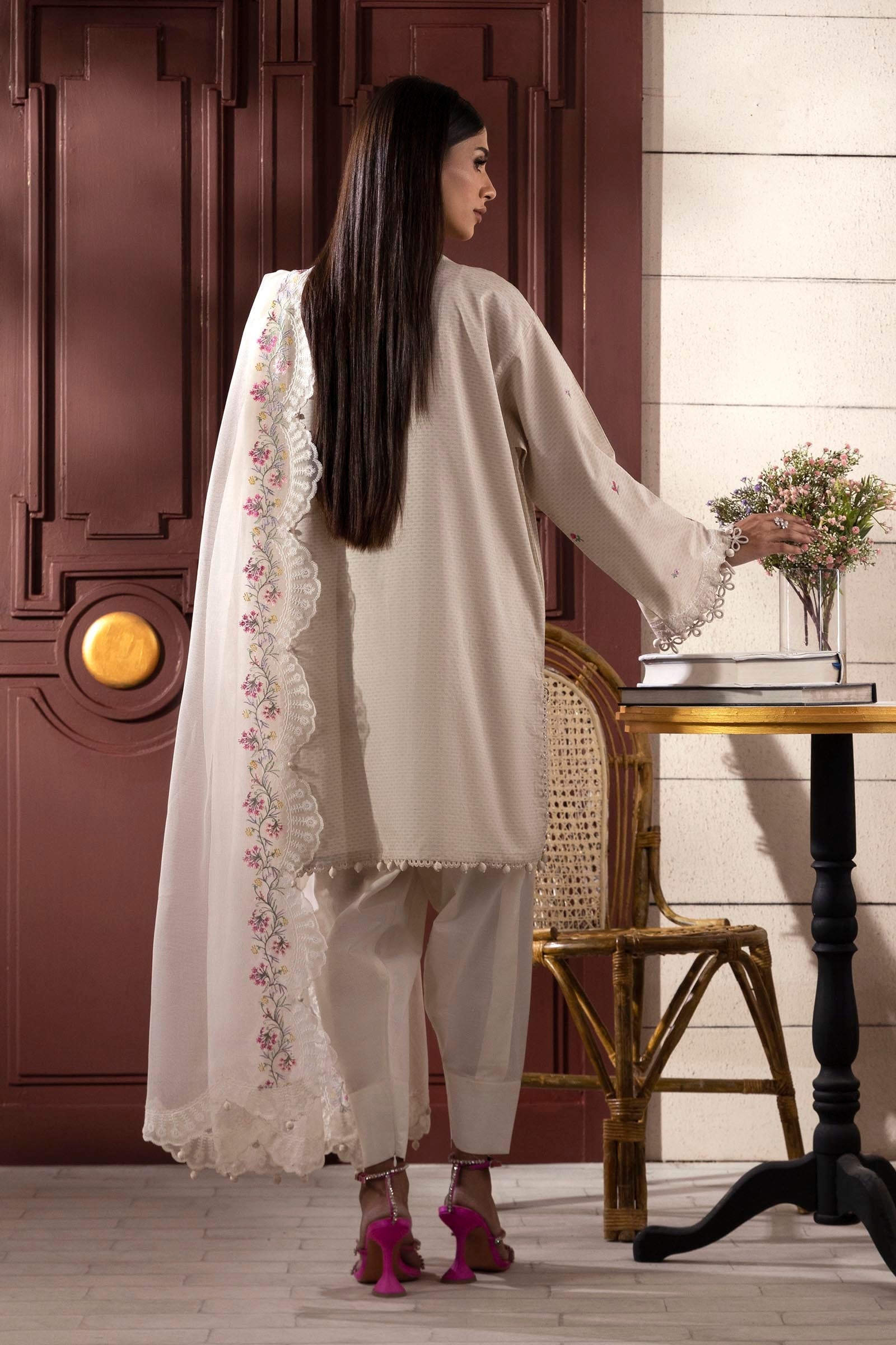 Sana Safinaz | Muzlin Spring 25 | M251-014A-3CT - Official Sana Safinaz - Agha Fabrics UK