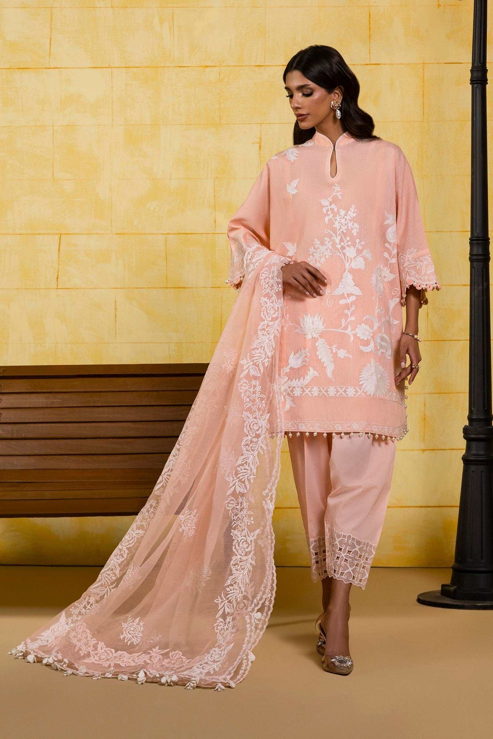 Sana Safinaz | Muzlin Spring 25 | M251-015A-3CT - Official Sana Safinaz - Agha Fabrics UK