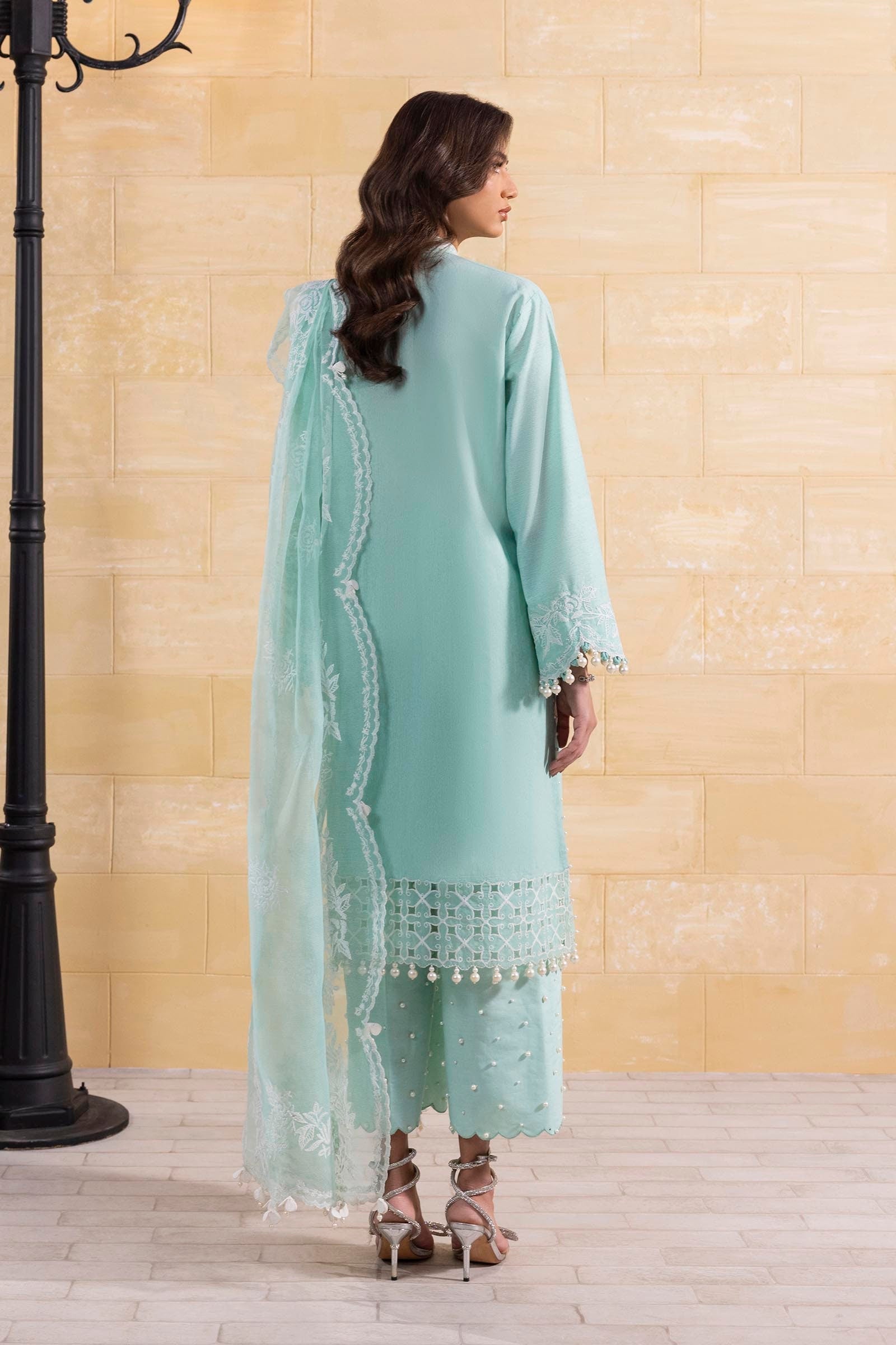 Sana Safinaz | Muzlin Spring 25 | M251-015B-3CT - Official Sana Safinaz - Agha Fabrics UK