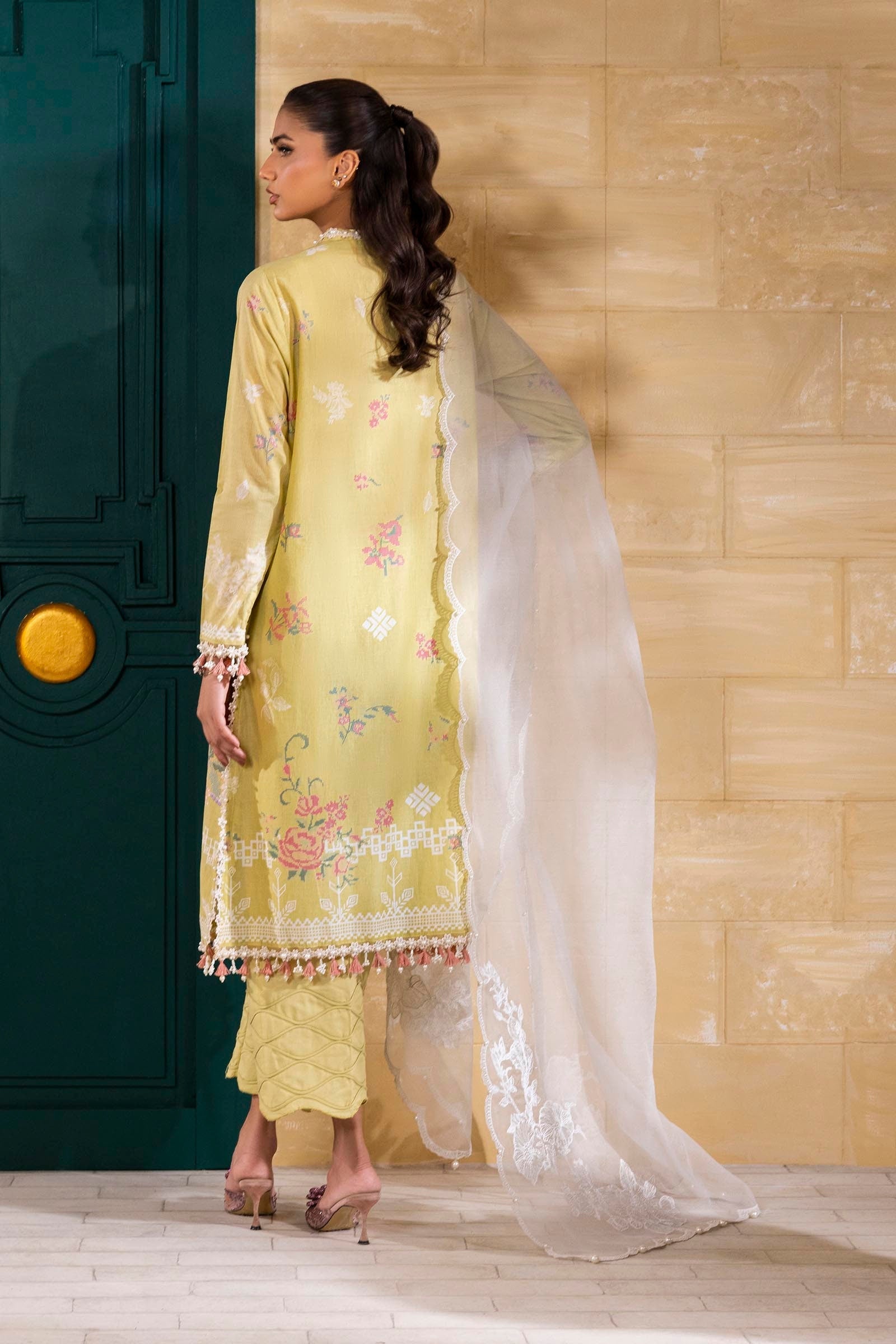 Sana Safinaz | Muzlin Spring 25 | M251-016B-3CT - Official Sana Safinaz - Agha Fabrics UK