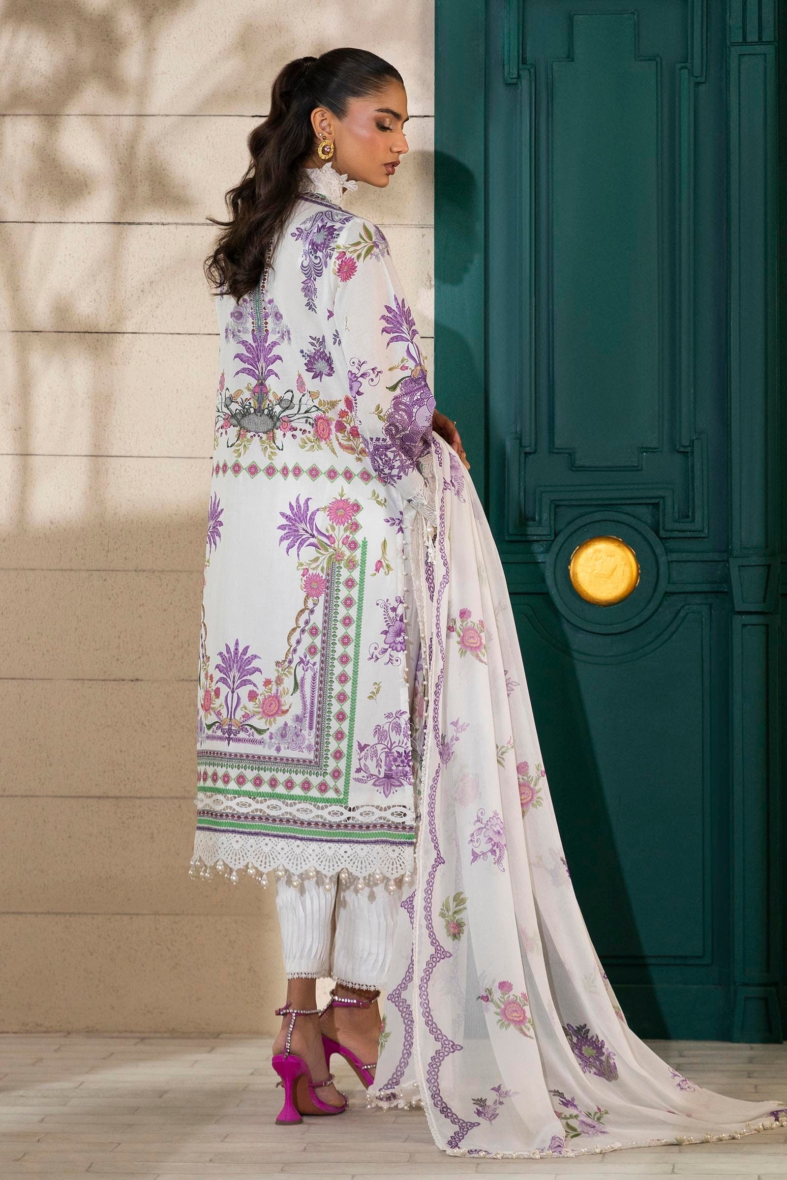 Sana Safinaz | Muzlin Spring 25 | M251-019A-3CS - Official Sana Safinaz - Agha Fabrics UK