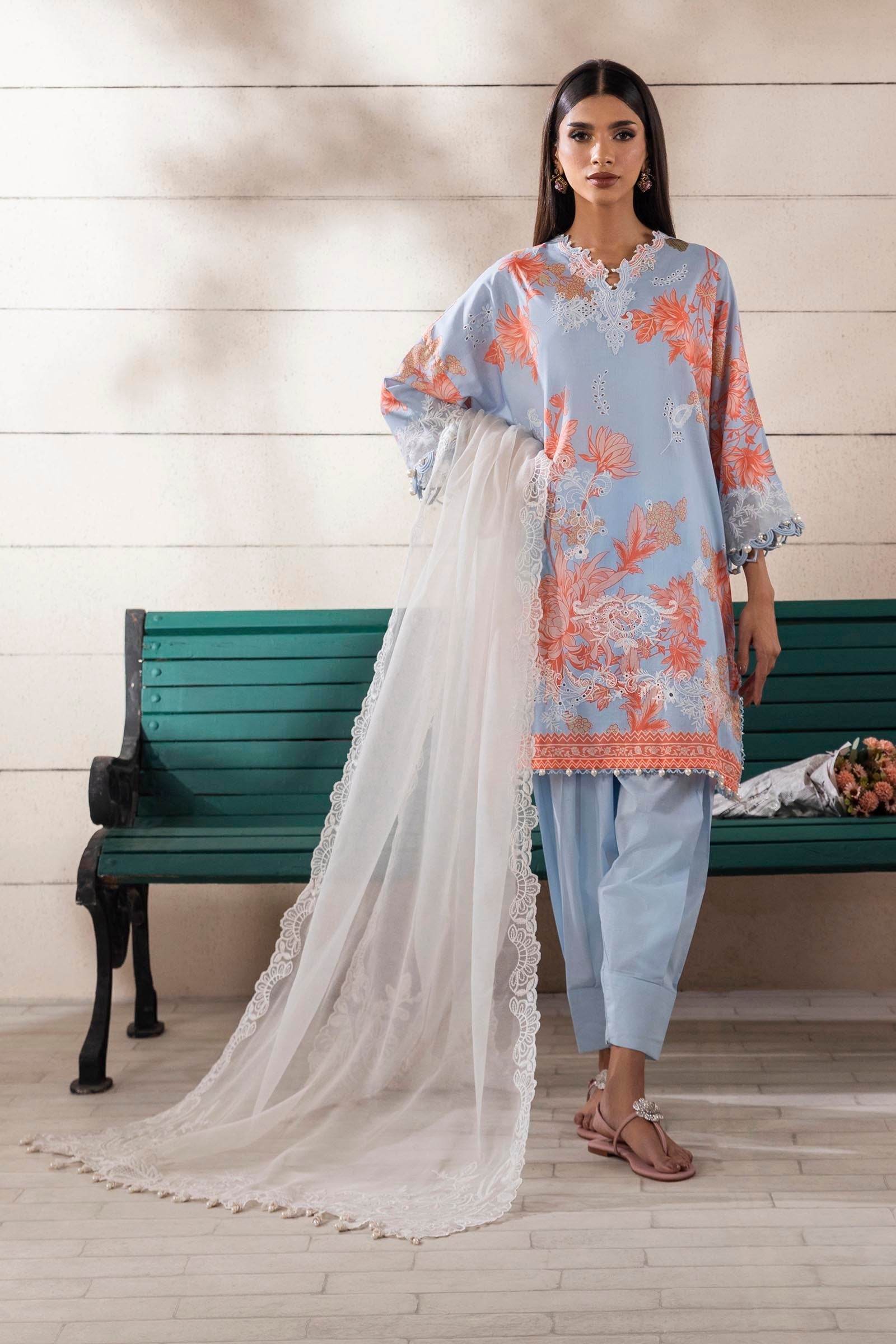Sana Safinaz | Muzlin Spring 25 | M251-020B-3CS - Official Sana Safinaz - Agha Fabrics UK