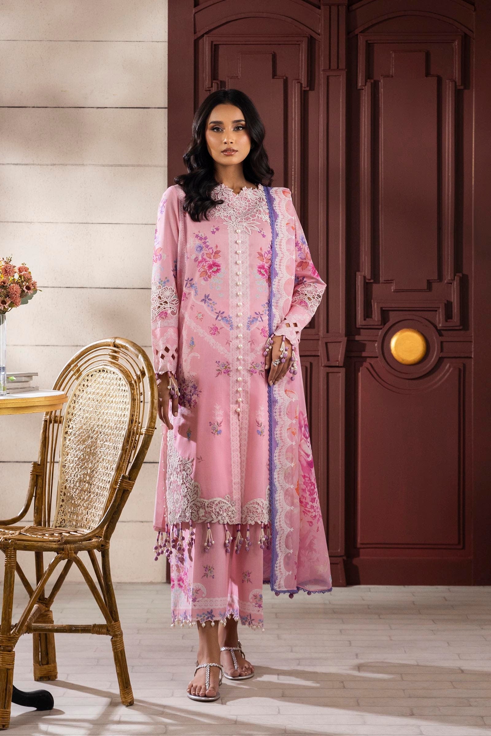 Sana Safinaz | Muzlin Spring 25 | M251-021A-3CI - Official Sana Safinaz - Agha Fabrics UK