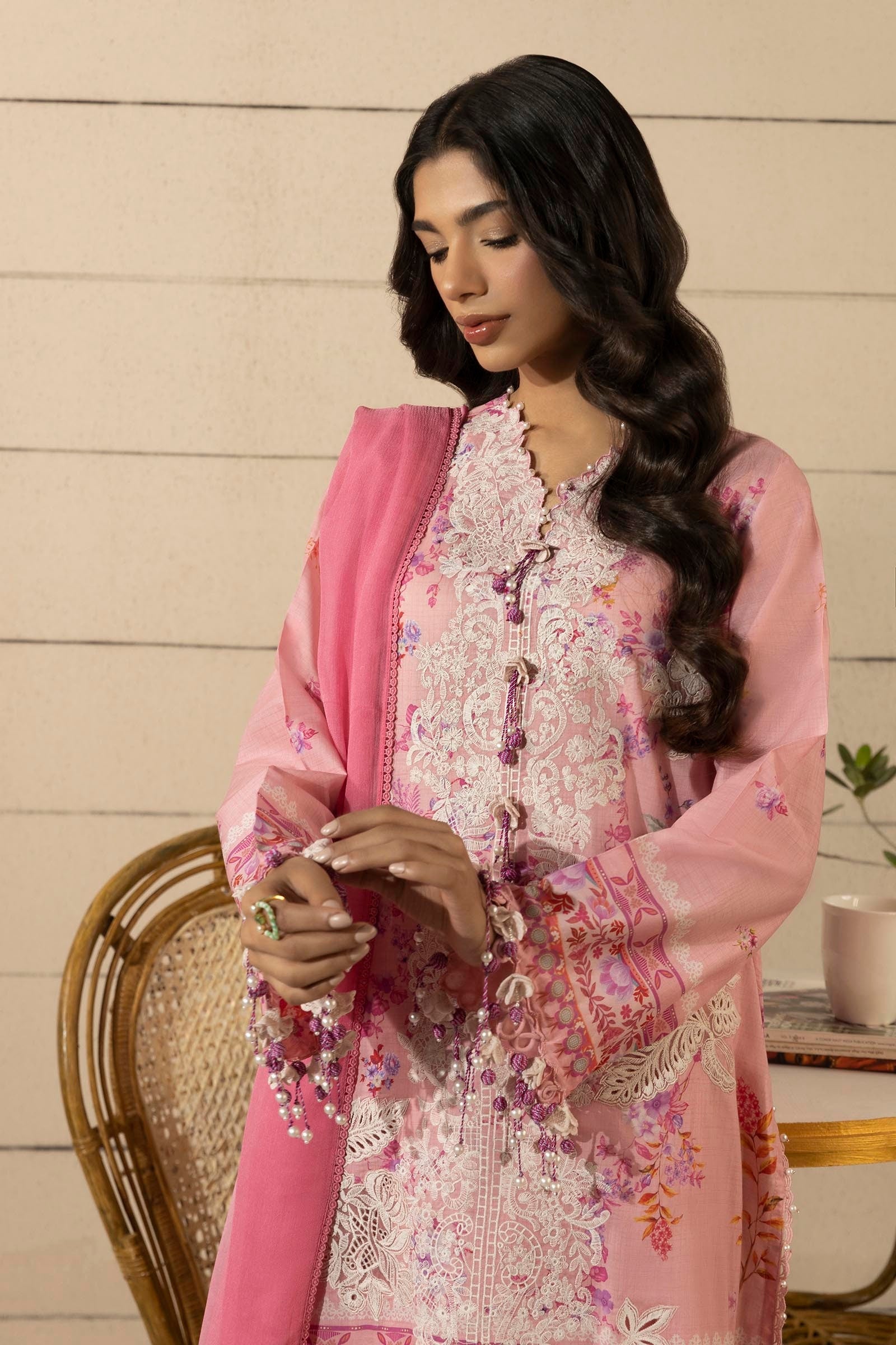 Sana Safinaz | Muzlin Spring 25 | M251-023A-3CI - Official Sana Safinaz - Agha Fabrics UK