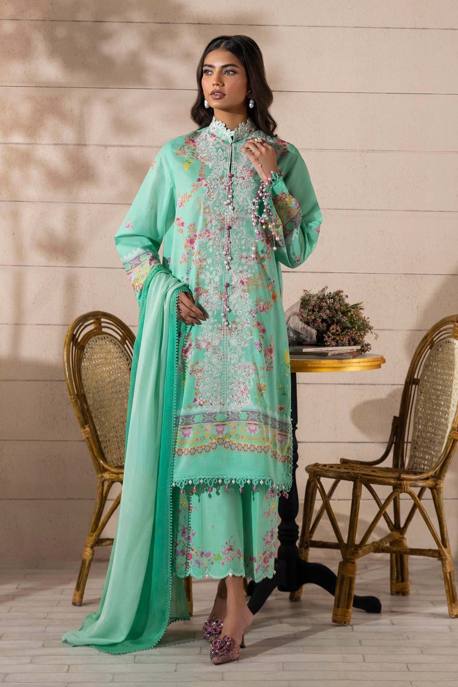 Sana Safinaz | Muzlin Spring 25 | M251-023B-3CI - Official Sana Safinaz - Agha Fabrics UK