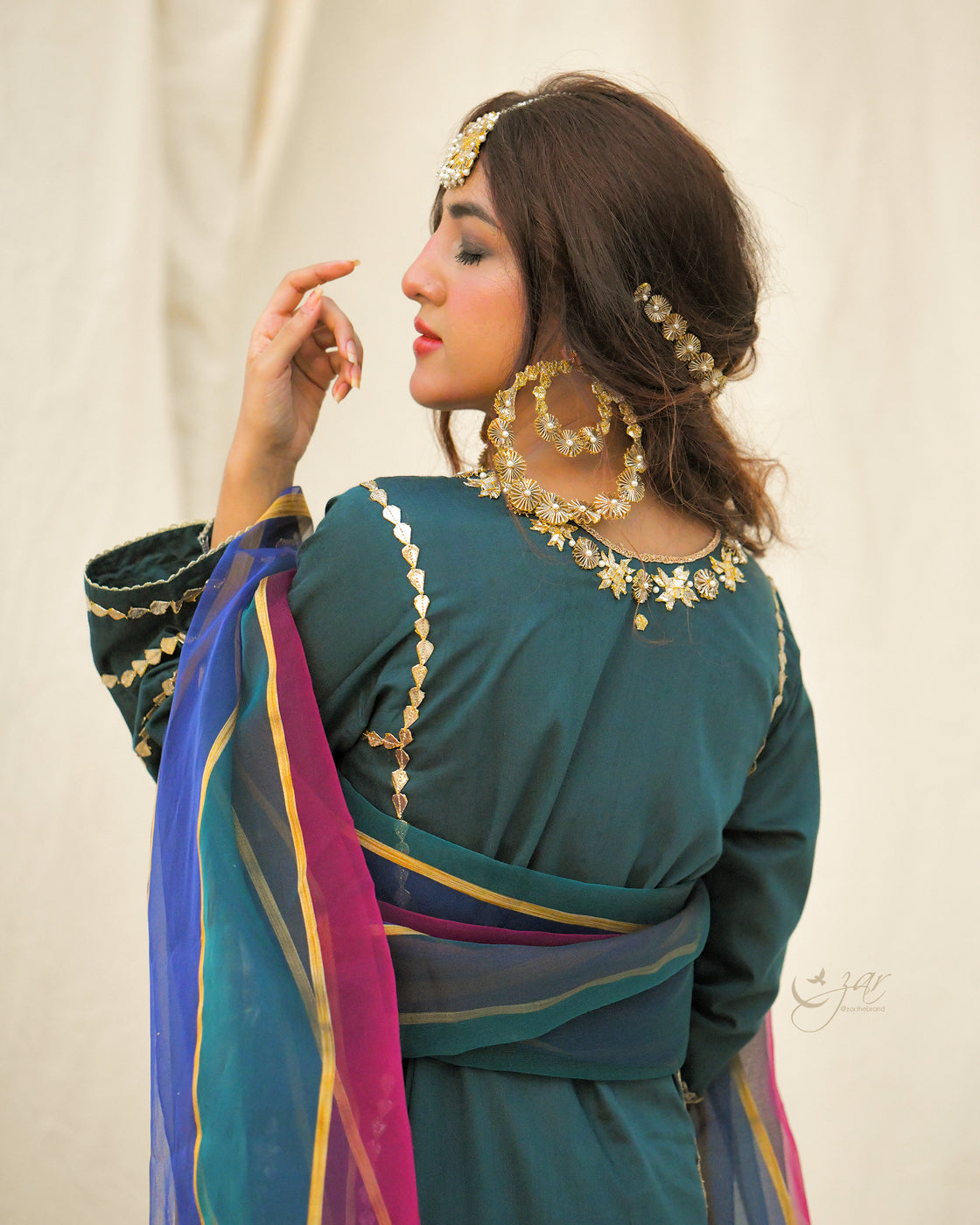 Zar | Formals Wear | Teal - Official Zar - Agha Fabrics UK