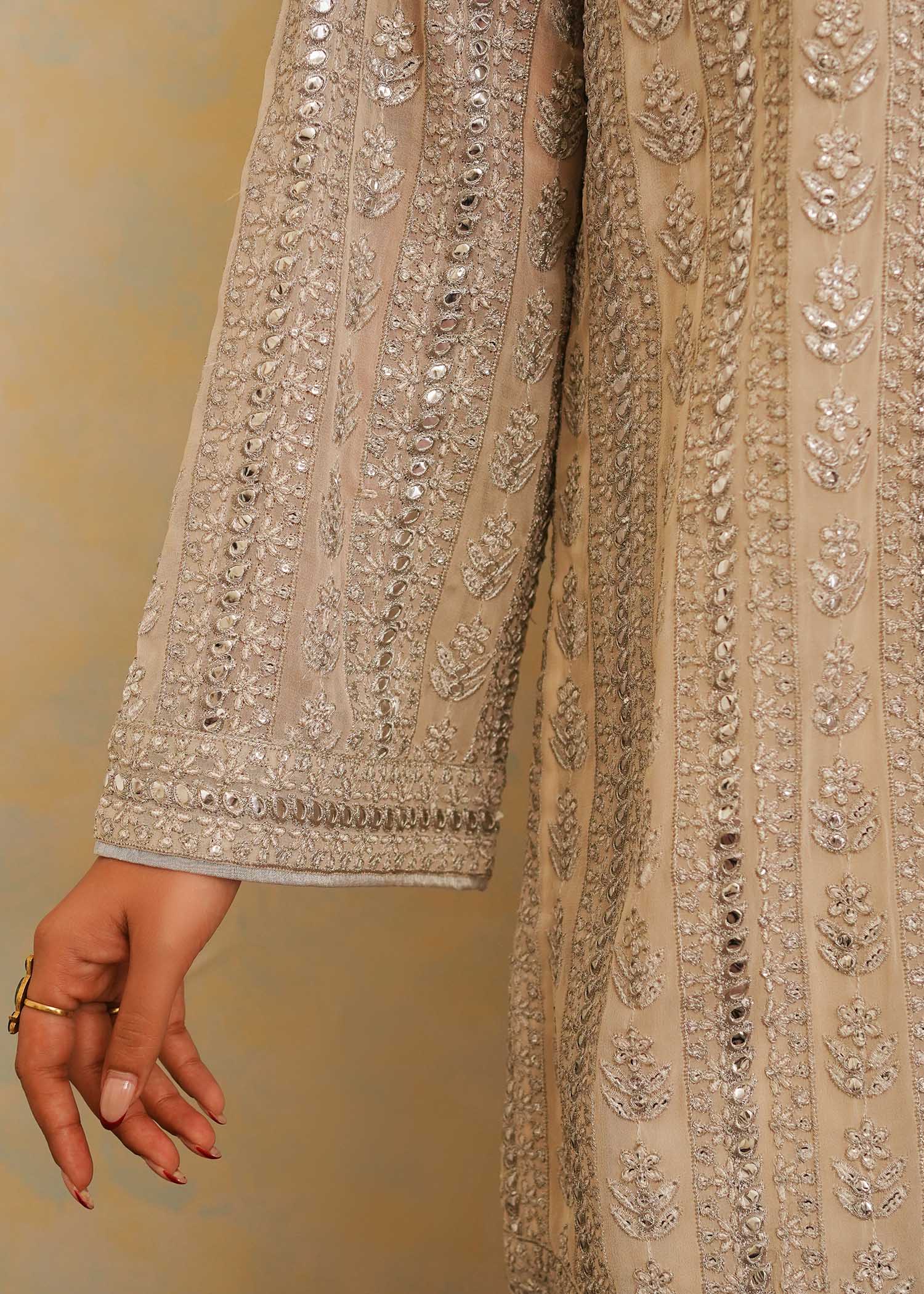 Mahgul | Eid Edit 2024 | Crushed Silver