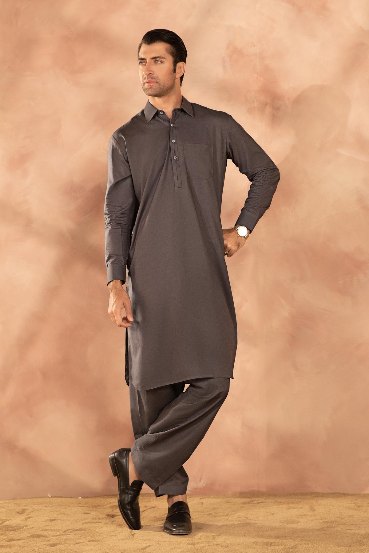 Pakistani Menswear | MARIA.B-GTS-SS24-20 - Official Agha Fabrics Ltd. - Agha Fabrics UK