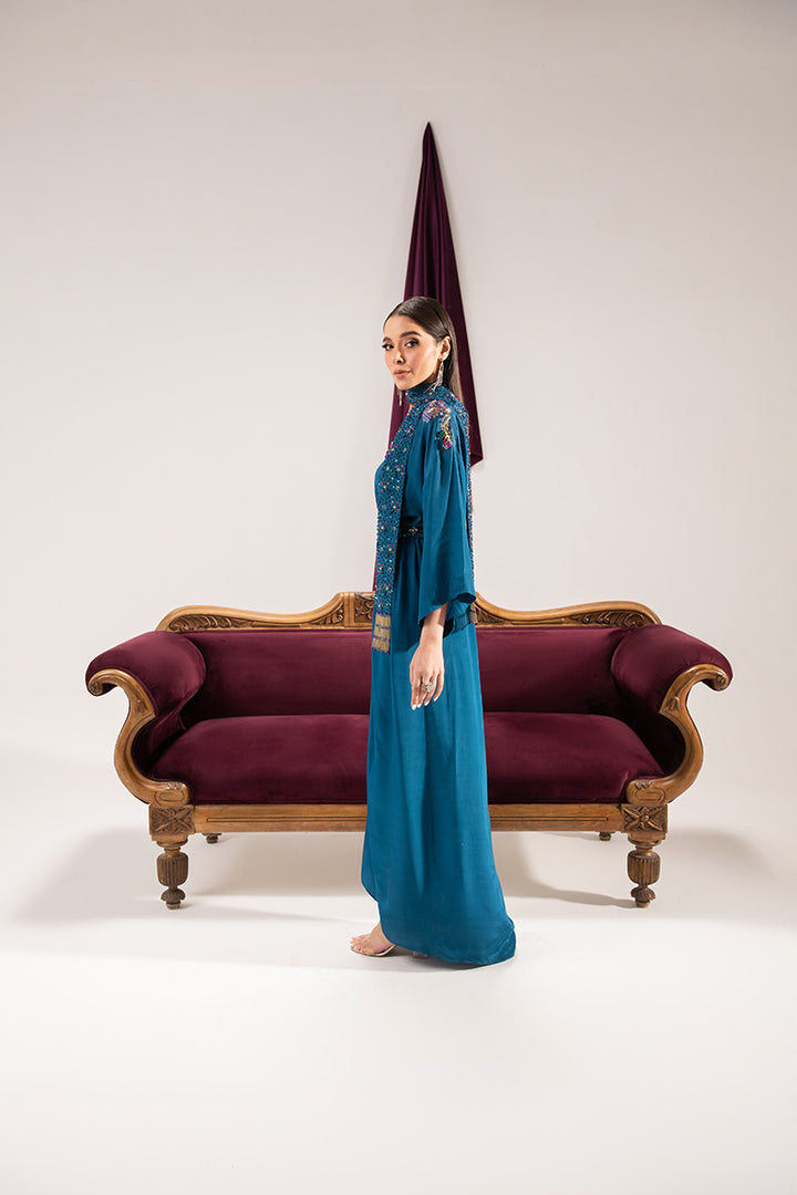 Maria Osama Khan | Tiffany Formals | Sapphire - Official Maria Osama Khan - Agha Fabrics UK