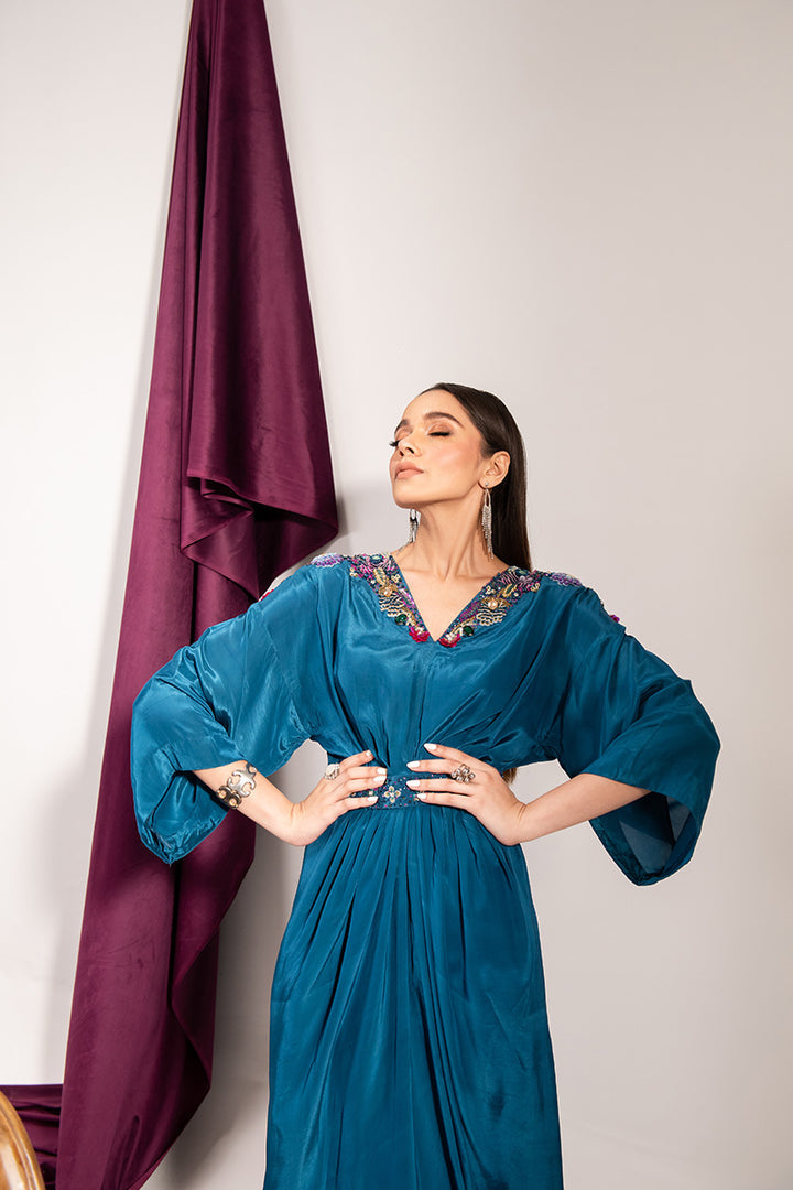 Maria Osama Khan | Tiffany Formals | Sapphire - Official Maria Osama Khan - Agha Fabrics UK