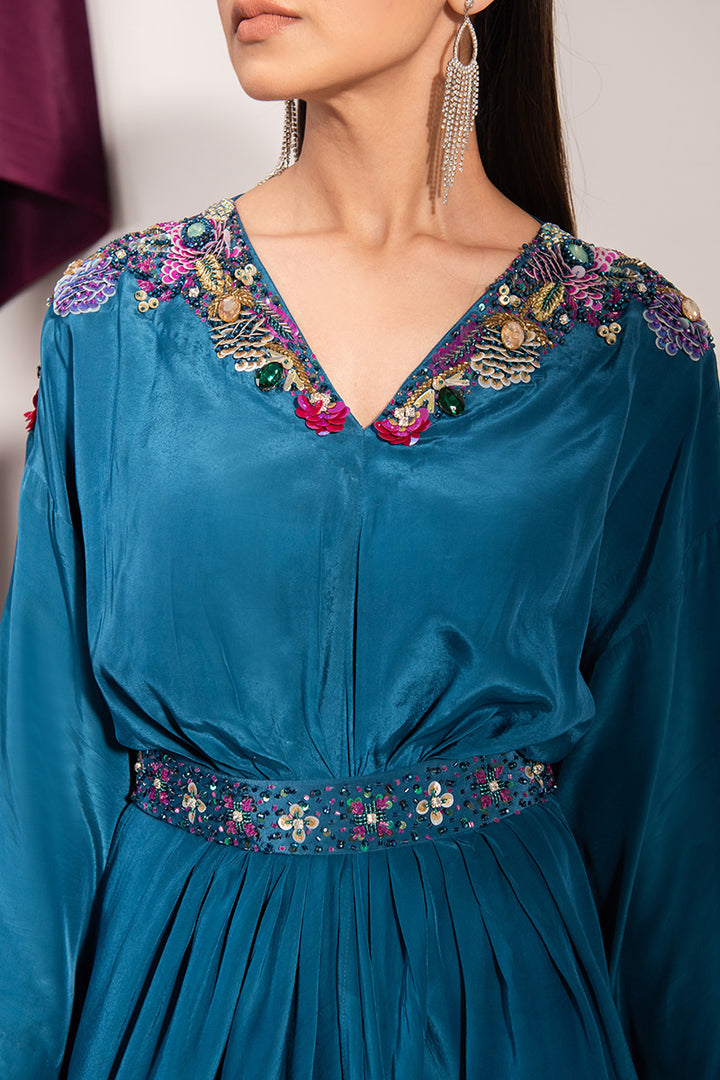 Maria Osama Khan | Tiffany Formals | Sapphire - Official Maria Osama Khan - Agha Fabrics UK