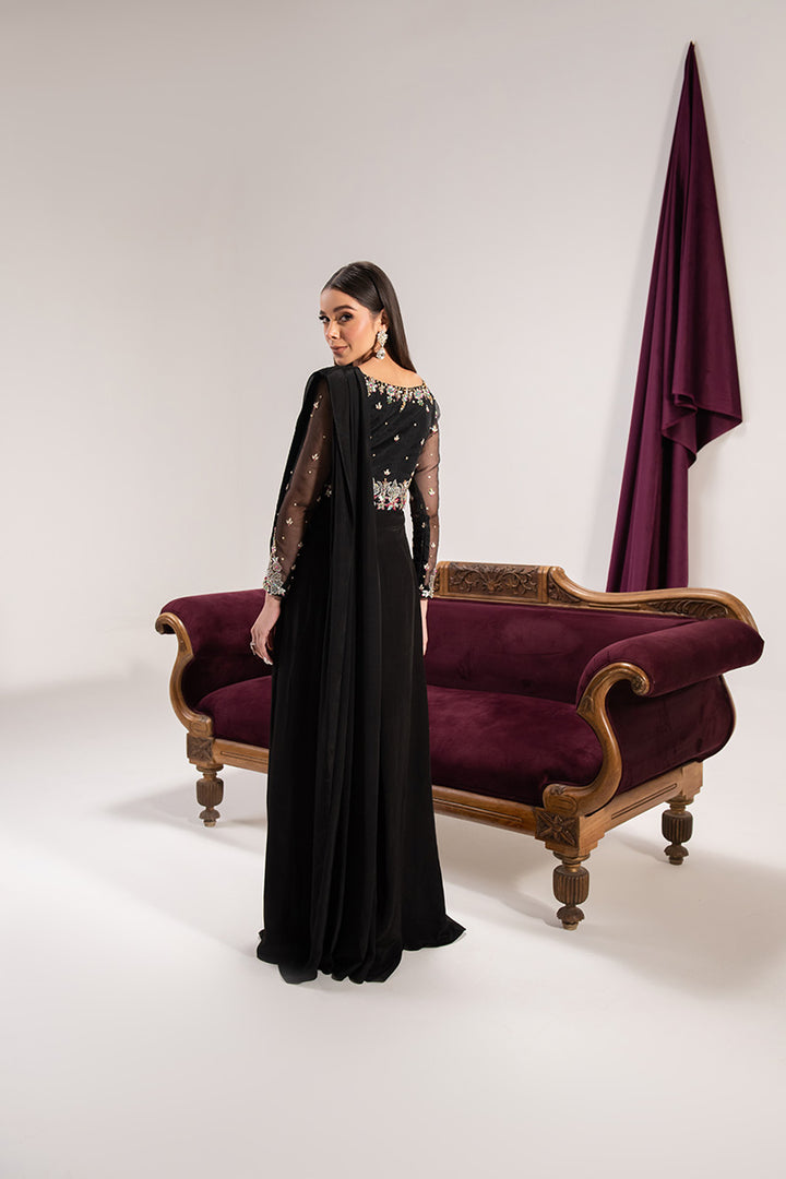 Maria Osama Khan | Tiffany Formals | Obsidian - Official Maria Osama Khan - Agha Fabrics UK