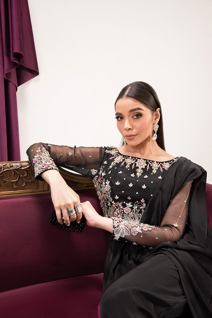 Maria Osama Khan | Tiffany Formals | Obsidian - Official Maria Osama Khan - Agha Fabrics UK
