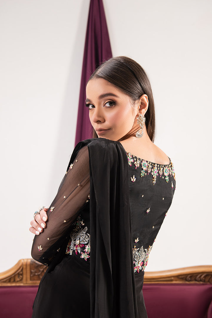 Maria Osama Khan | Tiffany Formals | Obsidian - Official Maria Osama Khan - Agha Fabrics UK