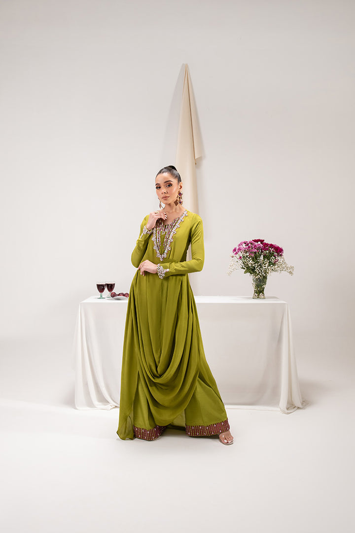 Maria Osama Khan | Tiffany Formals | Peridot - Official Maria Osama Khan - Agha Fabrics UK